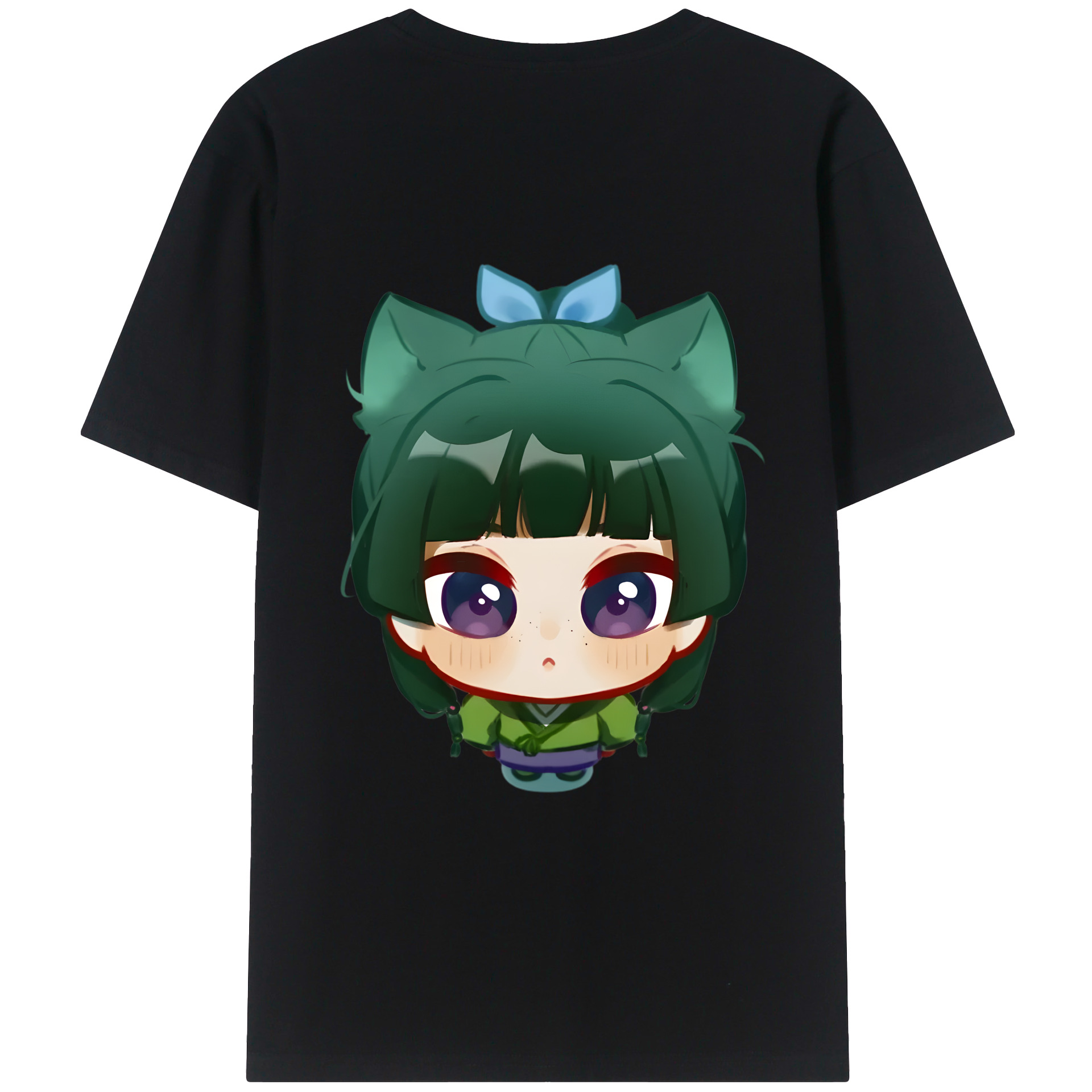 （画像用） 薬屋のひとりごと The Apothecary Diaries 綿100％ メンズ半袖Tシャツ（バックプリント） 通気性
