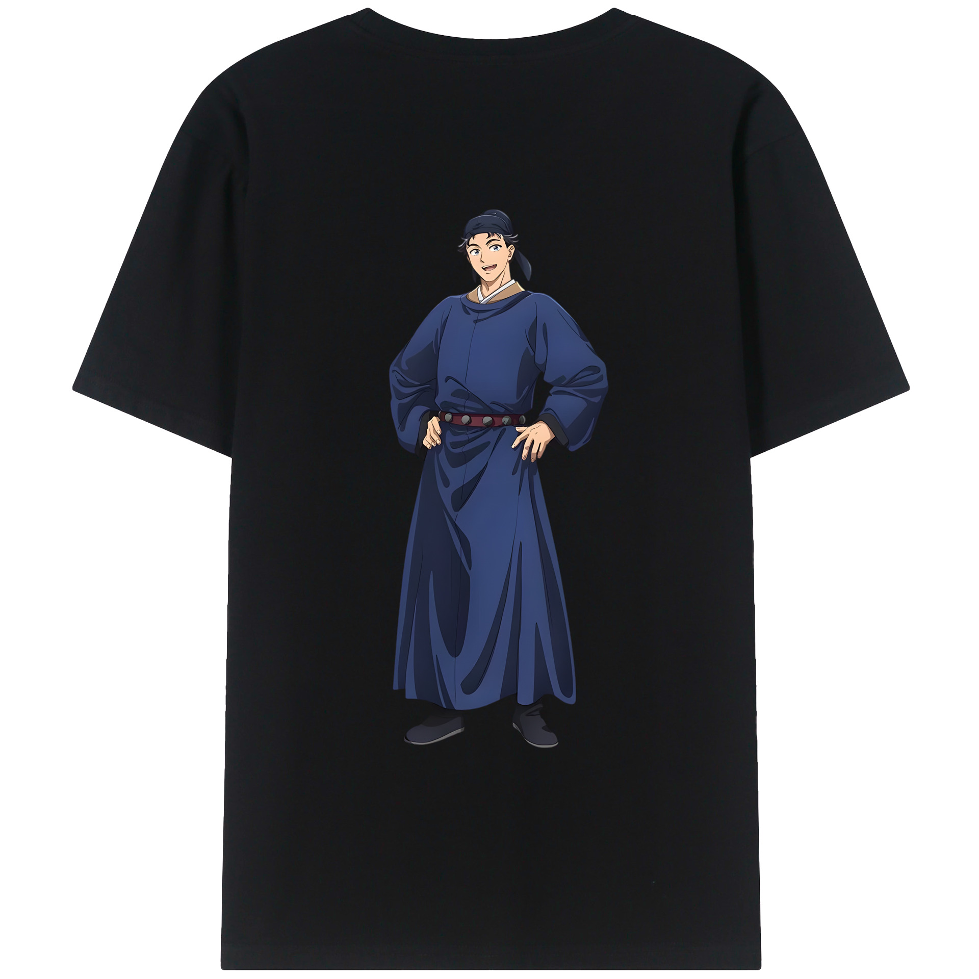 （画像用） 薬屋のひとりごと The Apothecary Diaries 綿100％ メンズ半袖Tシャツ（バックプリント） 通気性