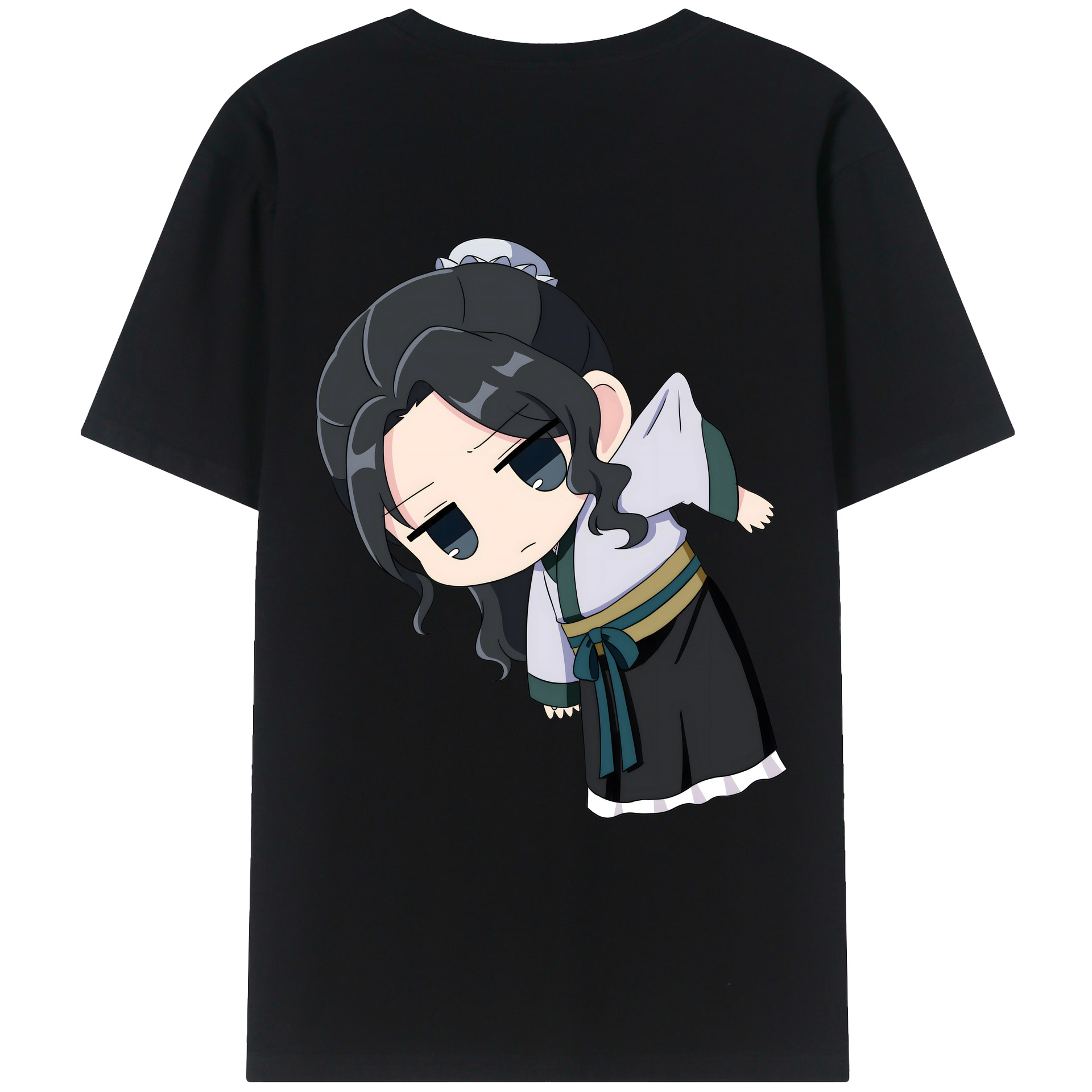 （画像用） 薬屋のひとりごと The Apothecary Diaries 綿100％ メンズ半袖Tシャツ（バックプリント） 通気性
