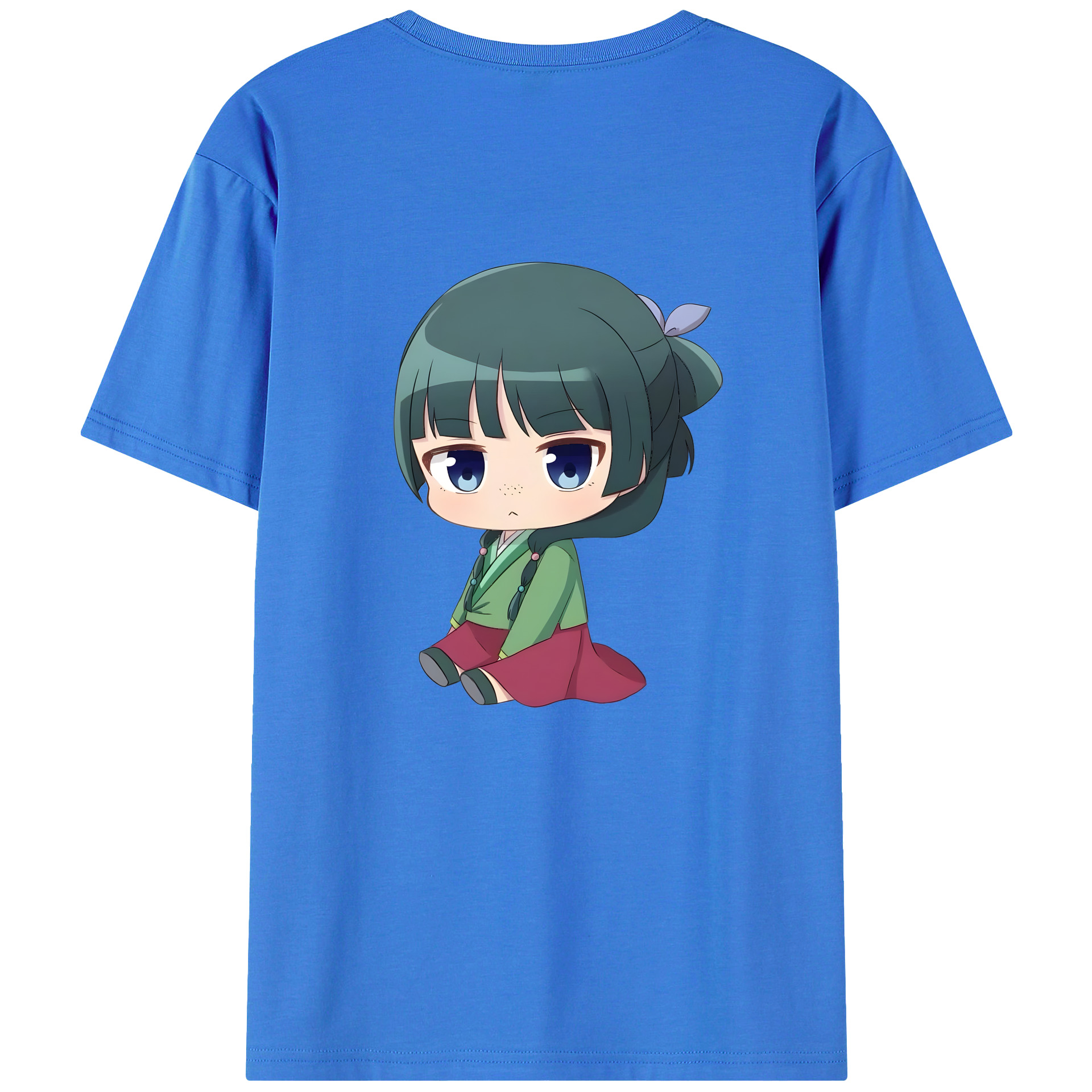 （画像用） 薬屋のひとりごと The Apothecary Diaries 綿100％ メンズ半袖Tシャツ（バックプリント） 通気性