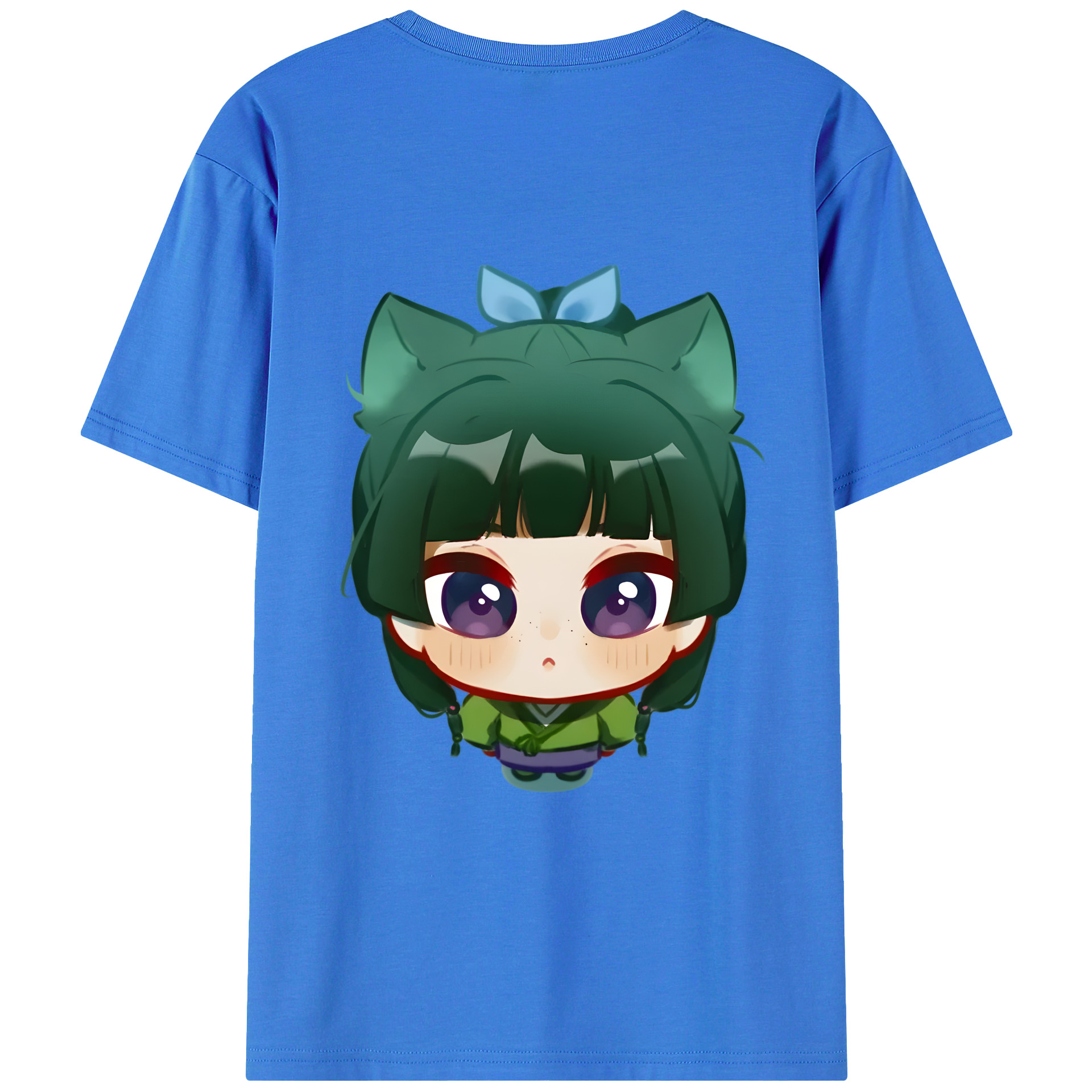 （画像用） 薬屋のひとりごと The Apothecary Diaries 綿100％ メンズ半袖Tシャツ（バックプリント） 通気性