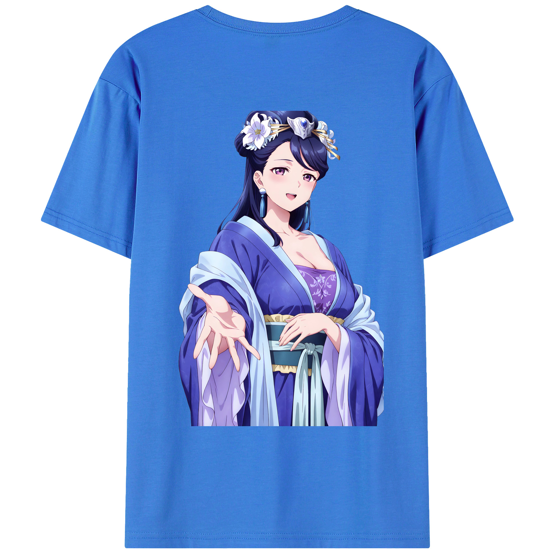 （画像用） 薬屋のひとりごと The Apothecary Diaries 綿100％ メンズ半袖Tシャツ（バックプリント） 通気性
