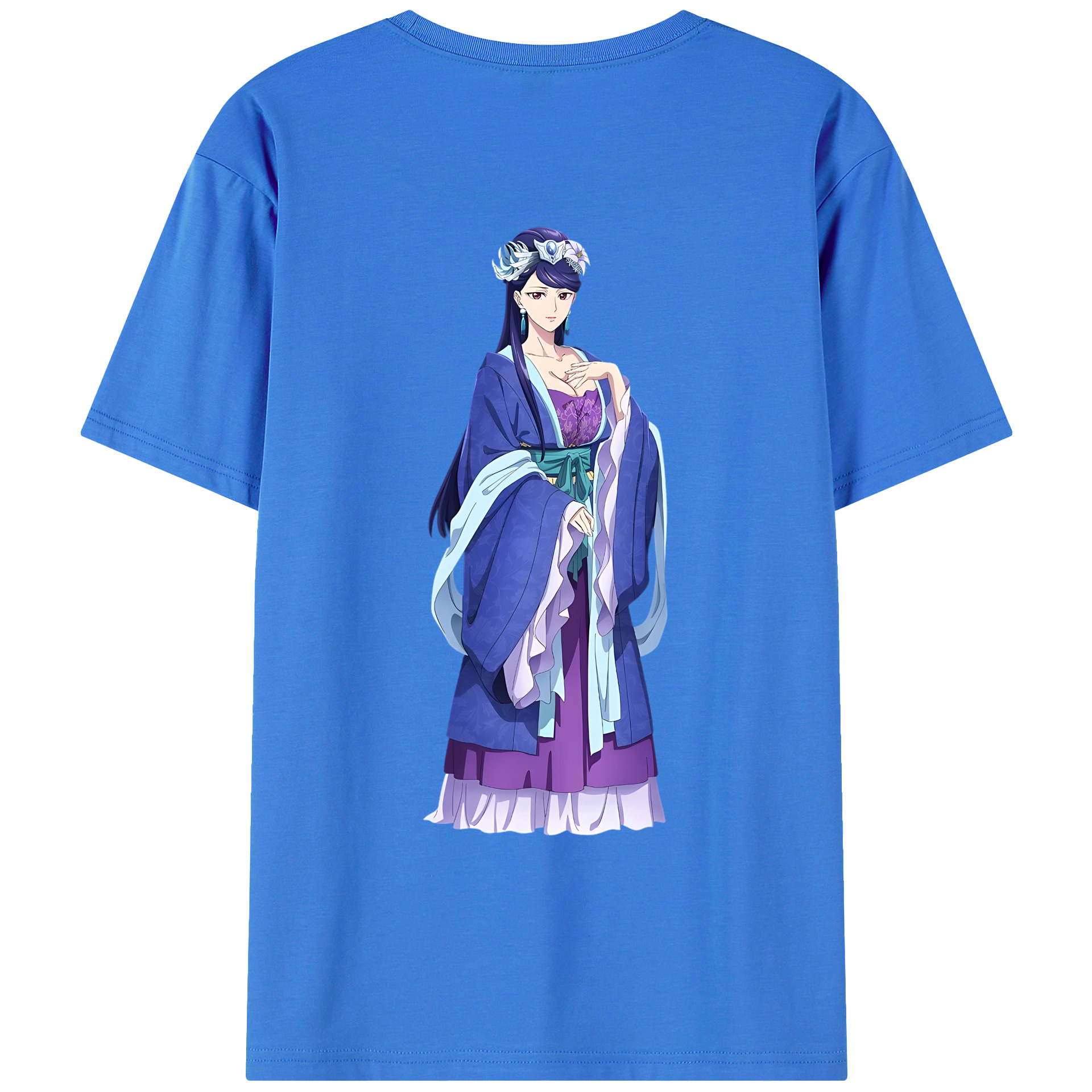 （画像用） 薬屋のひとりごと The Apothecary Diaries 綿100％ メンズ半袖Tシャツ（バックプリント） 通気性