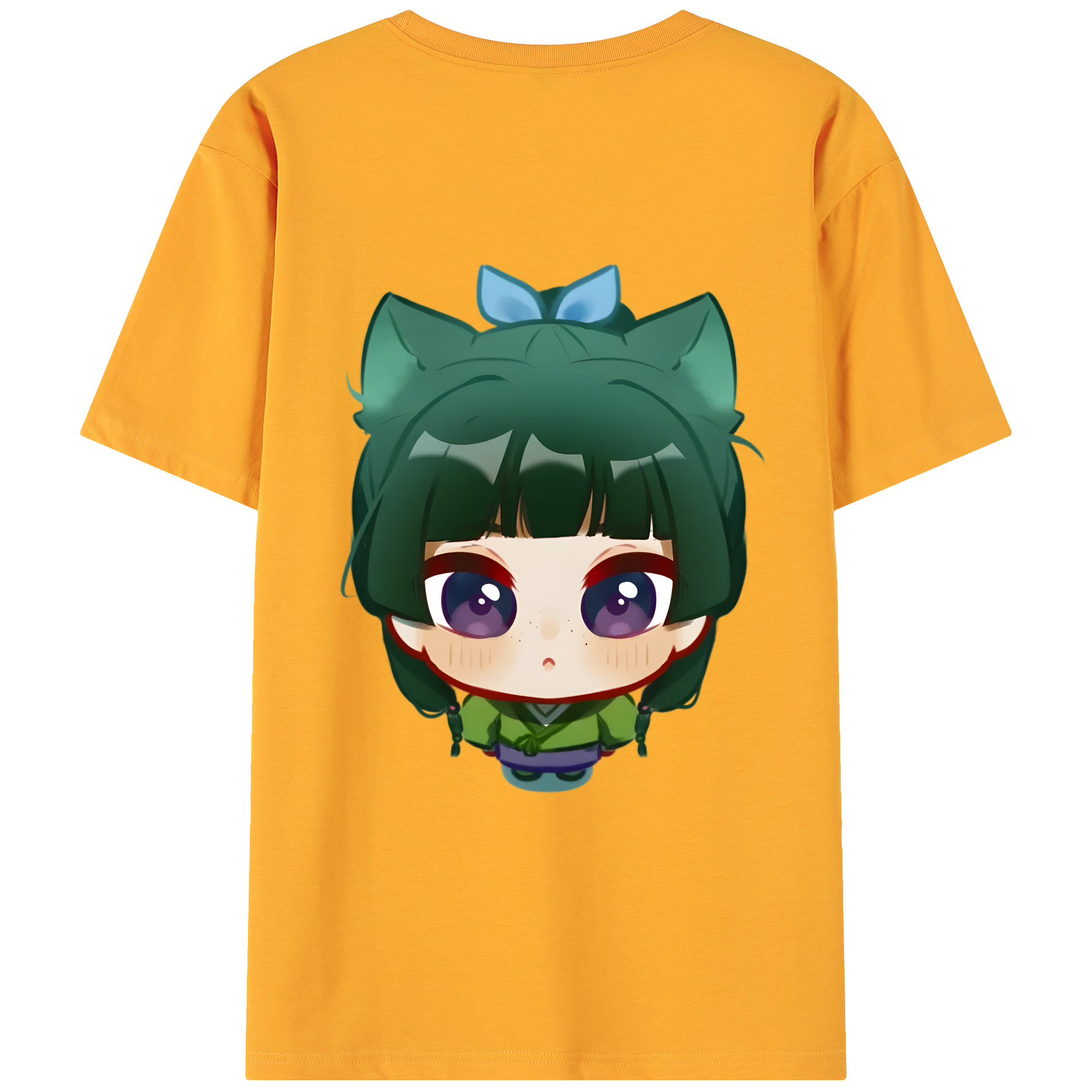 （画像用） 薬屋のひとりごと The Apothecary Diaries 綿100％ メンズ半袖Tシャツ（バックプリント） 通気性
