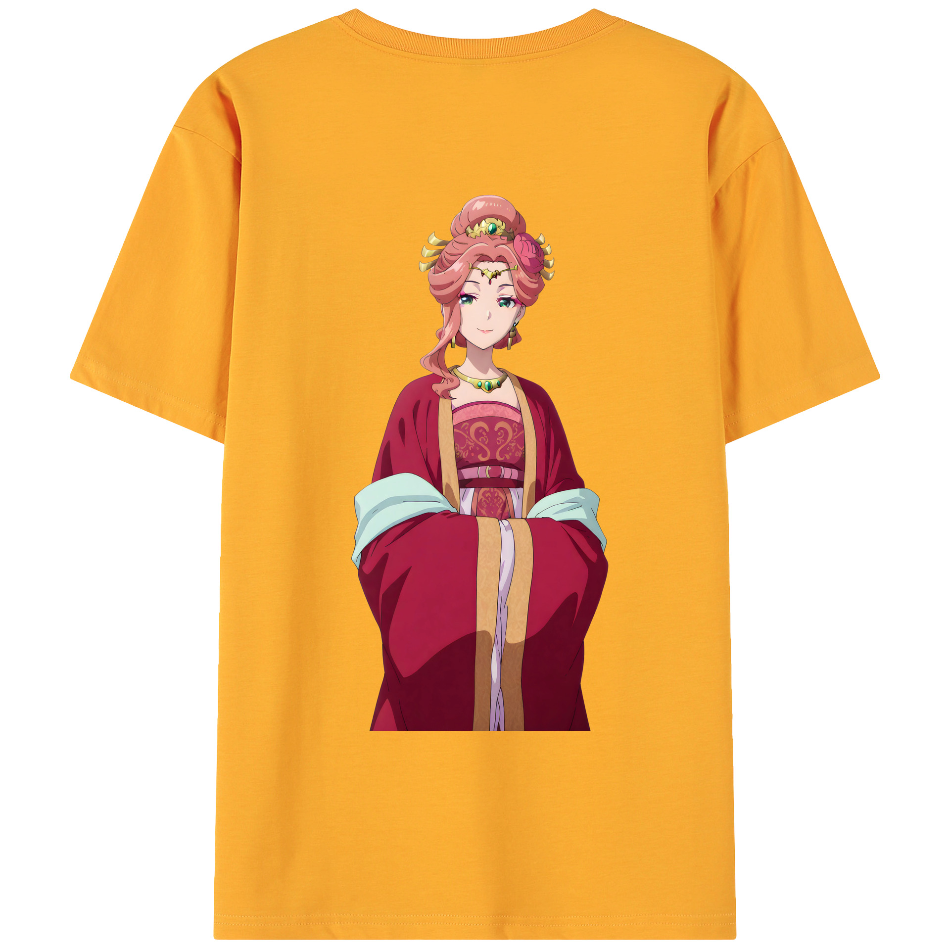 （画像用） 薬屋のひとりごと The Apothecary Diaries 綿100％ メンズ半袖Tシャツ（バックプリント） 通気性