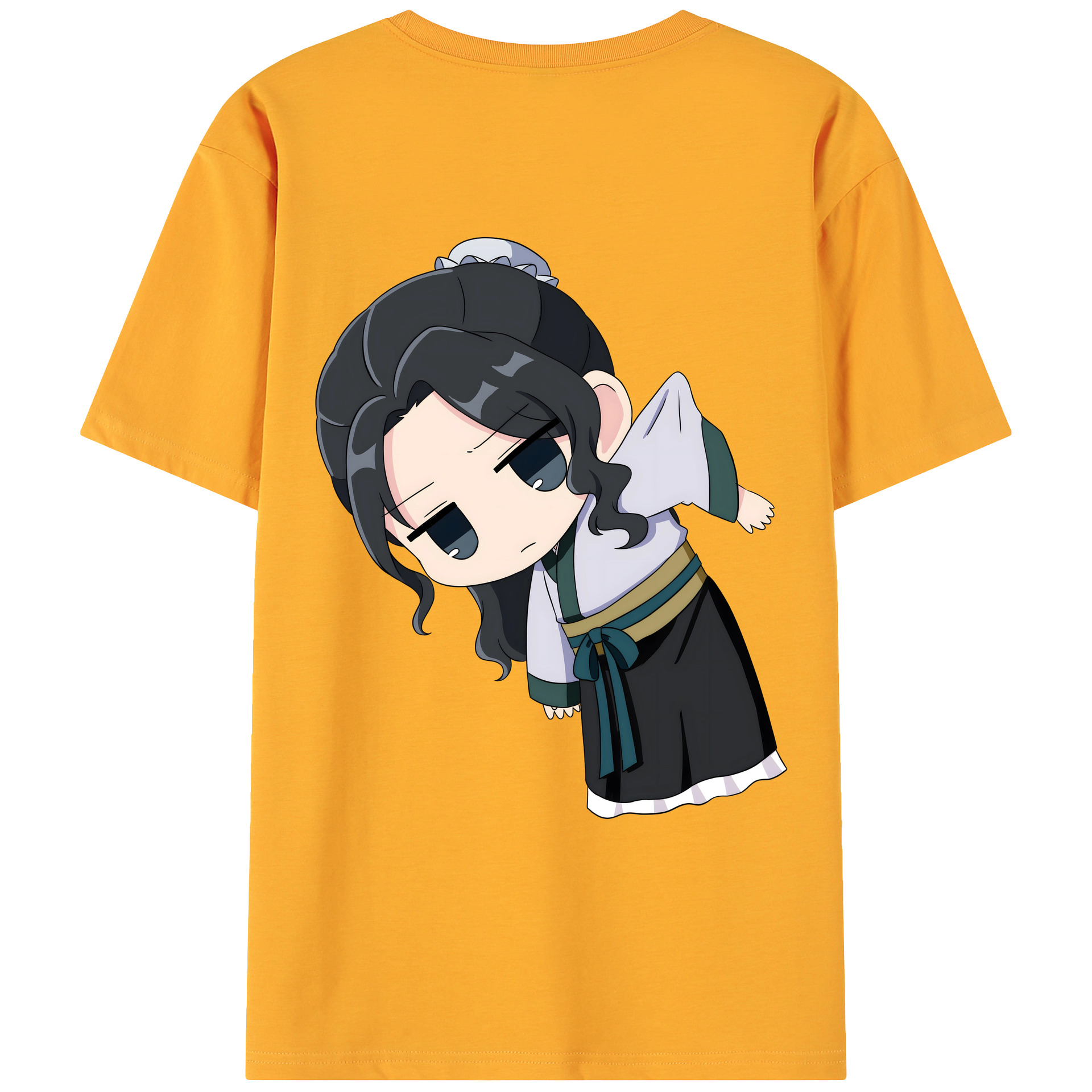 （画像用） 薬屋のひとりごと The Apothecary Diaries 綿100％ メンズ半袖Tシャツ（バックプリント） 通気性