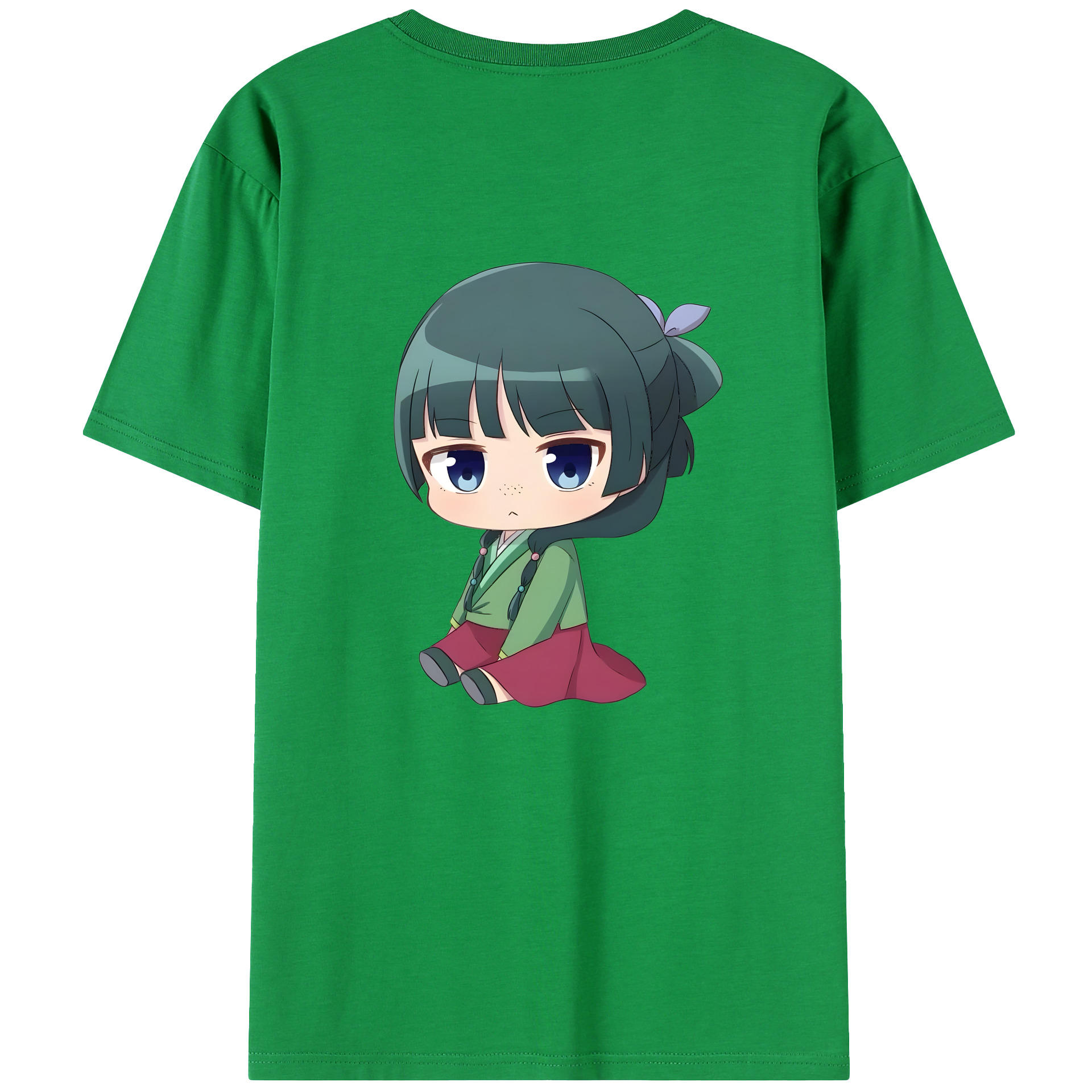 （画像用） 薬屋のひとりごと The Apothecary Diaries 綿100％ メンズ半袖Tシャツ（バックプリント） 通気性