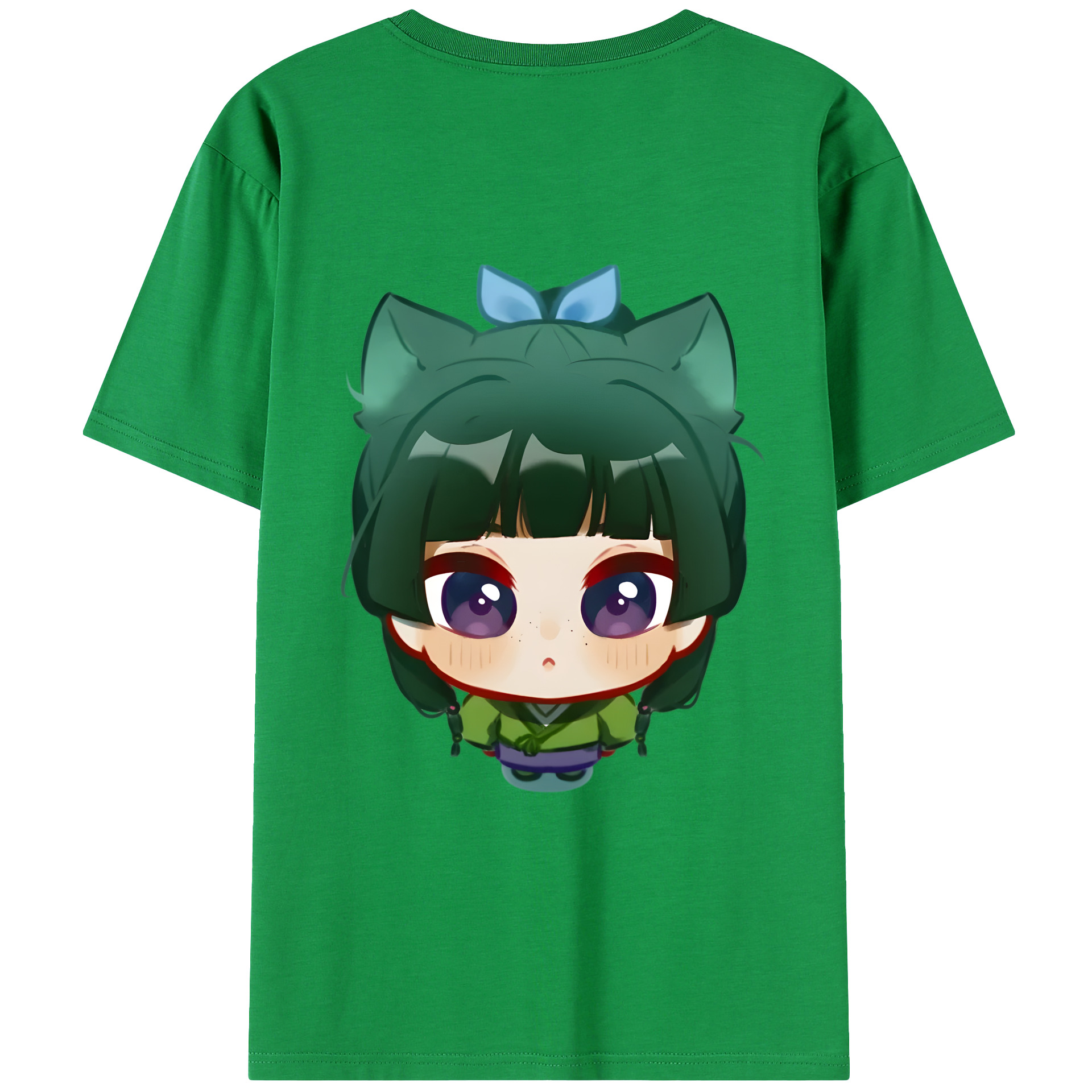 （画像用） 薬屋のひとりごと The Apothecary Diaries 綿100％ メンズ半袖Tシャツ（バックプリント） 通気性