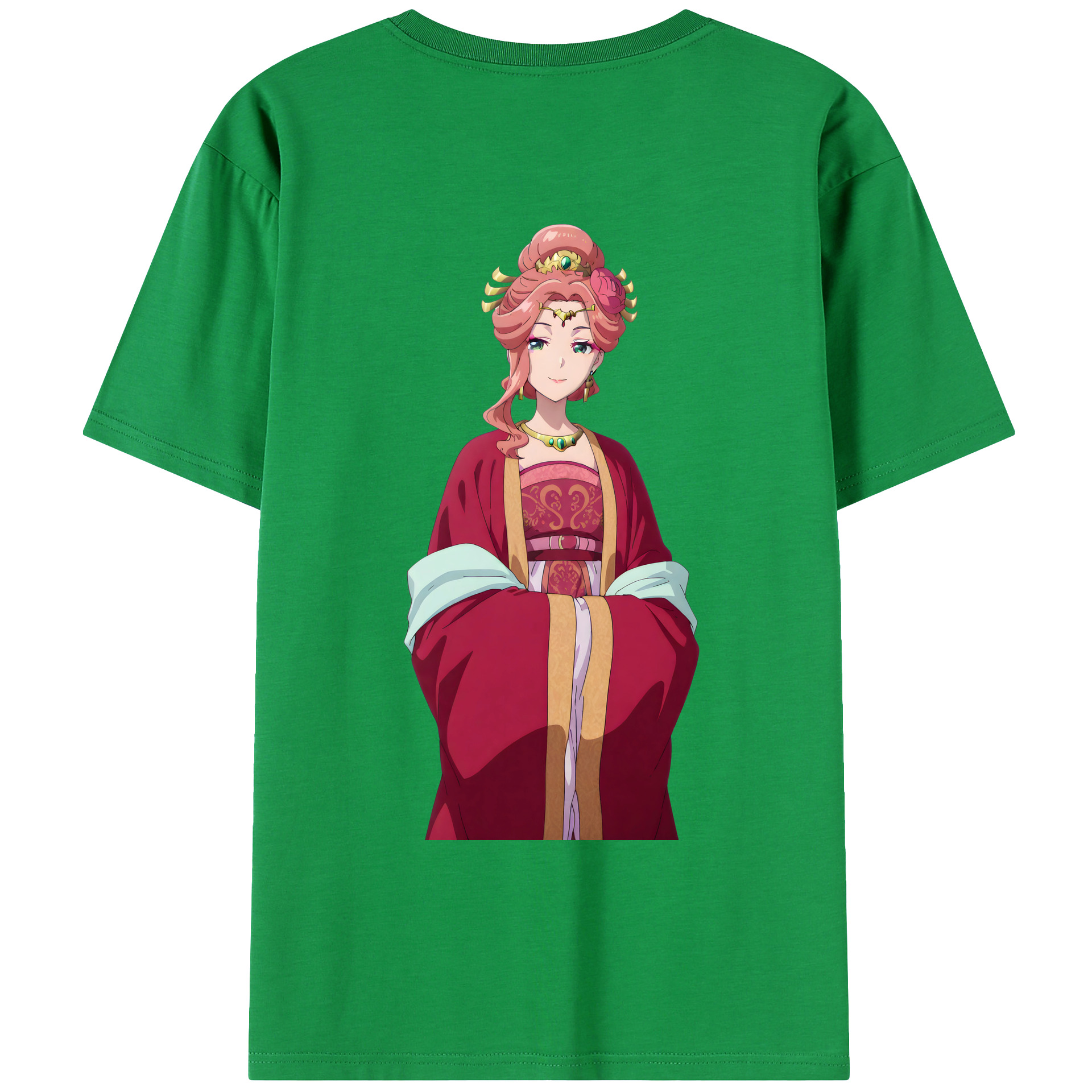 （画像用） 薬屋のひとりごと The Apothecary Diaries 綿100％ メンズ半袖Tシャツ（バックプリント） 通気性