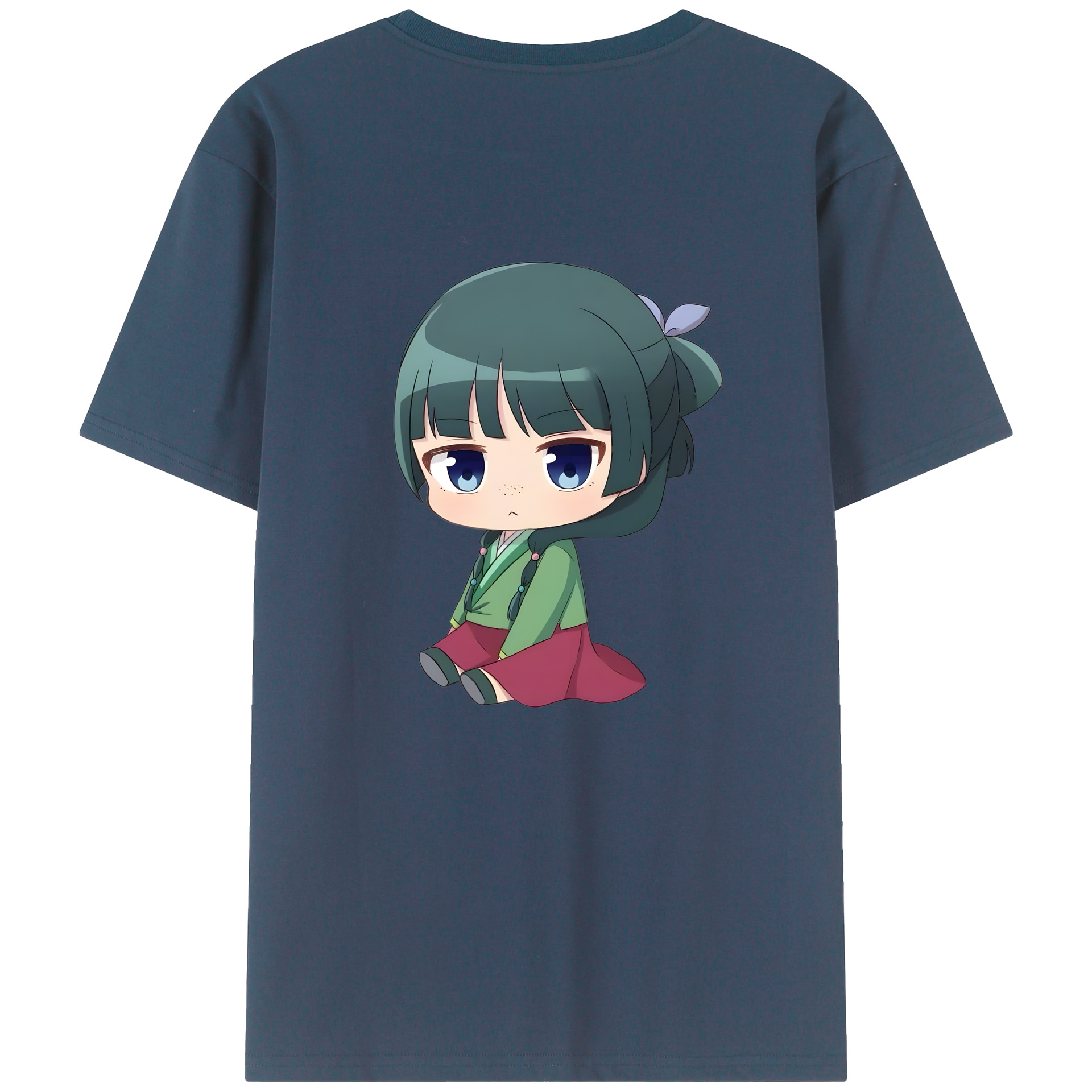 （画像用） 薬屋のひとりごと The Apothecary Diaries 綿100％ メンズ半袖Tシャツ（バックプリント） 通気性