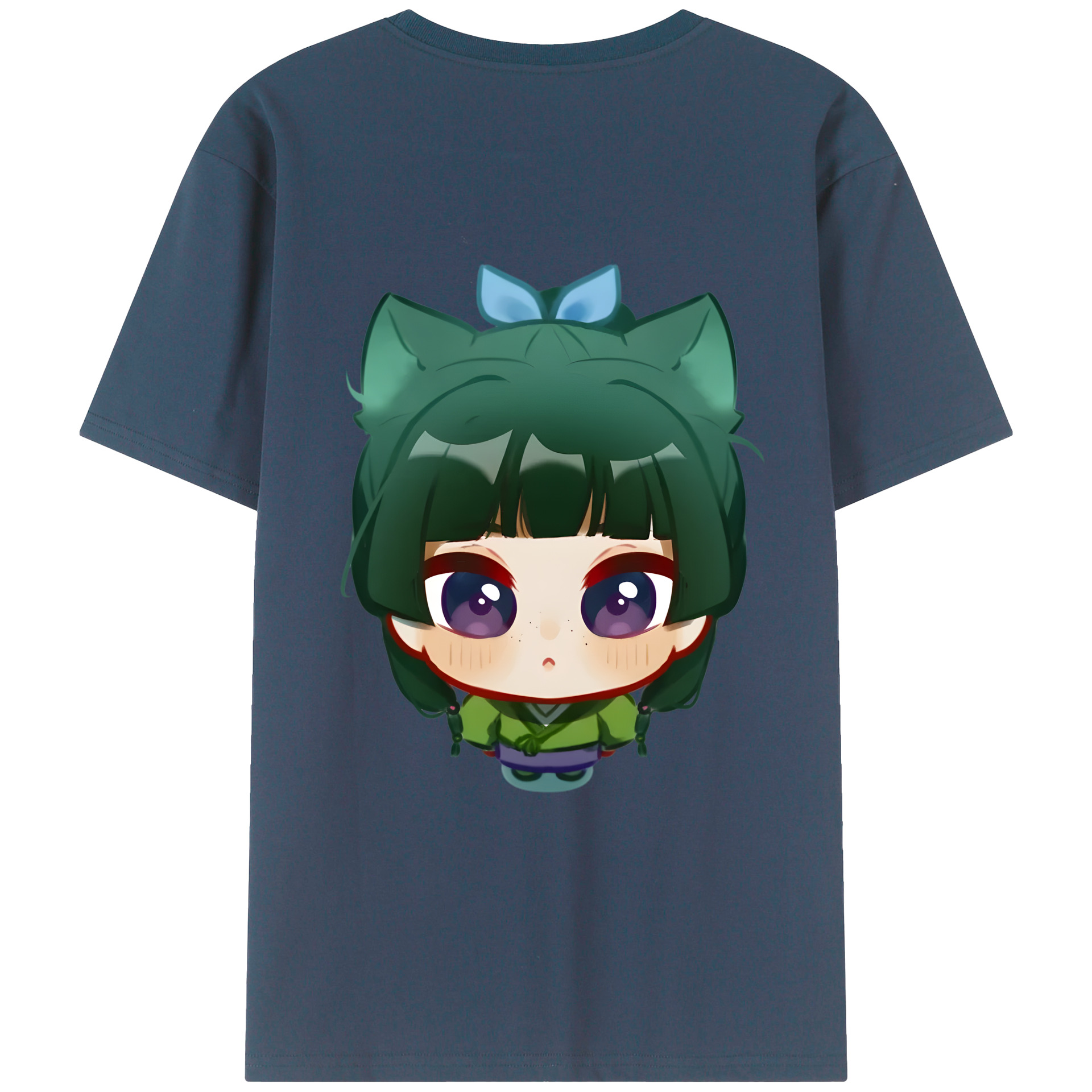 （画像用） 薬屋のひとりごと The Apothecary Diaries 綿100％ メンズ半袖Tシャツ（バックプリント） 通気性