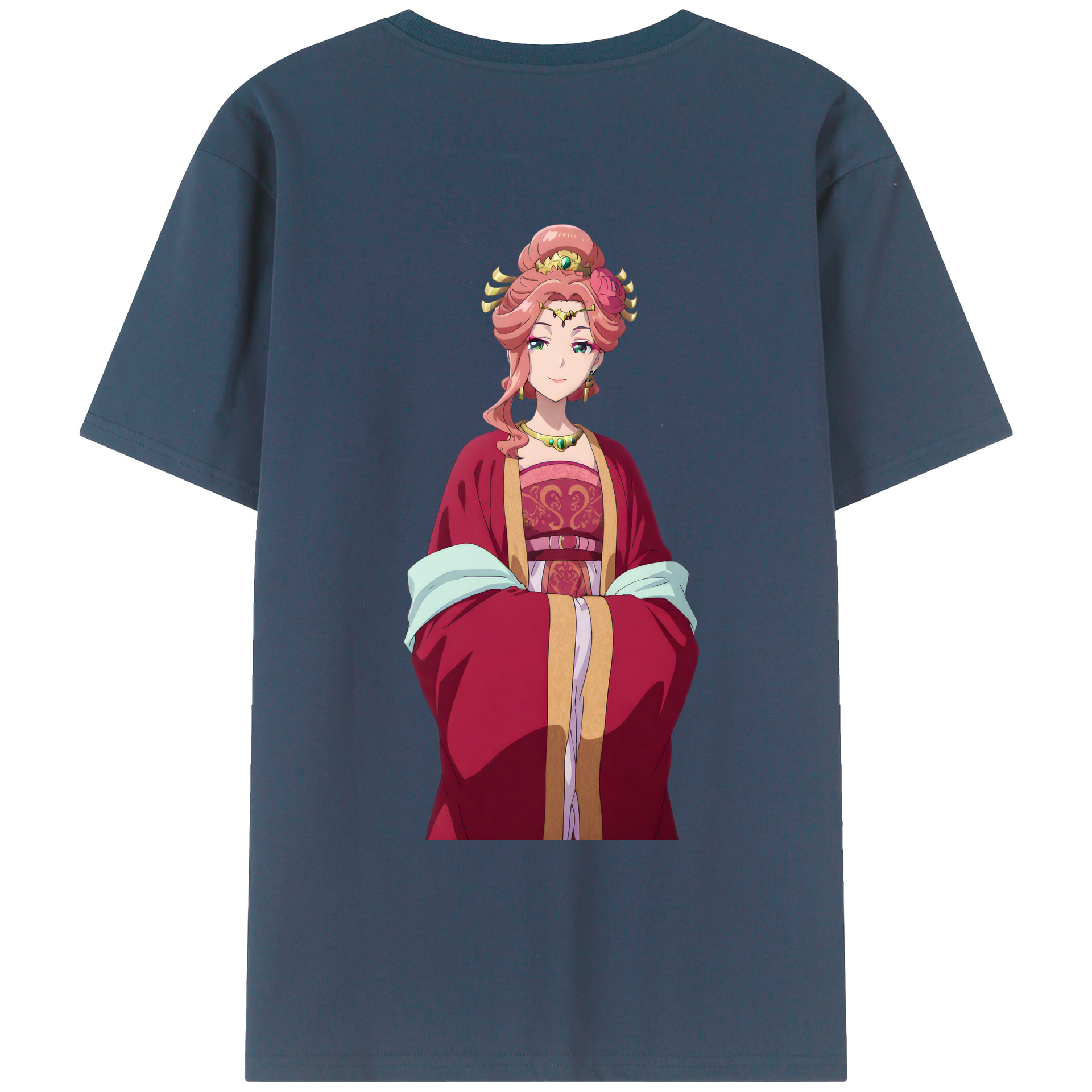 （画像用） 薬屋のひとりごと The Apothecary Diaries 綿100％ メンズ半袖Tシャツ（バックプリント） 通気性