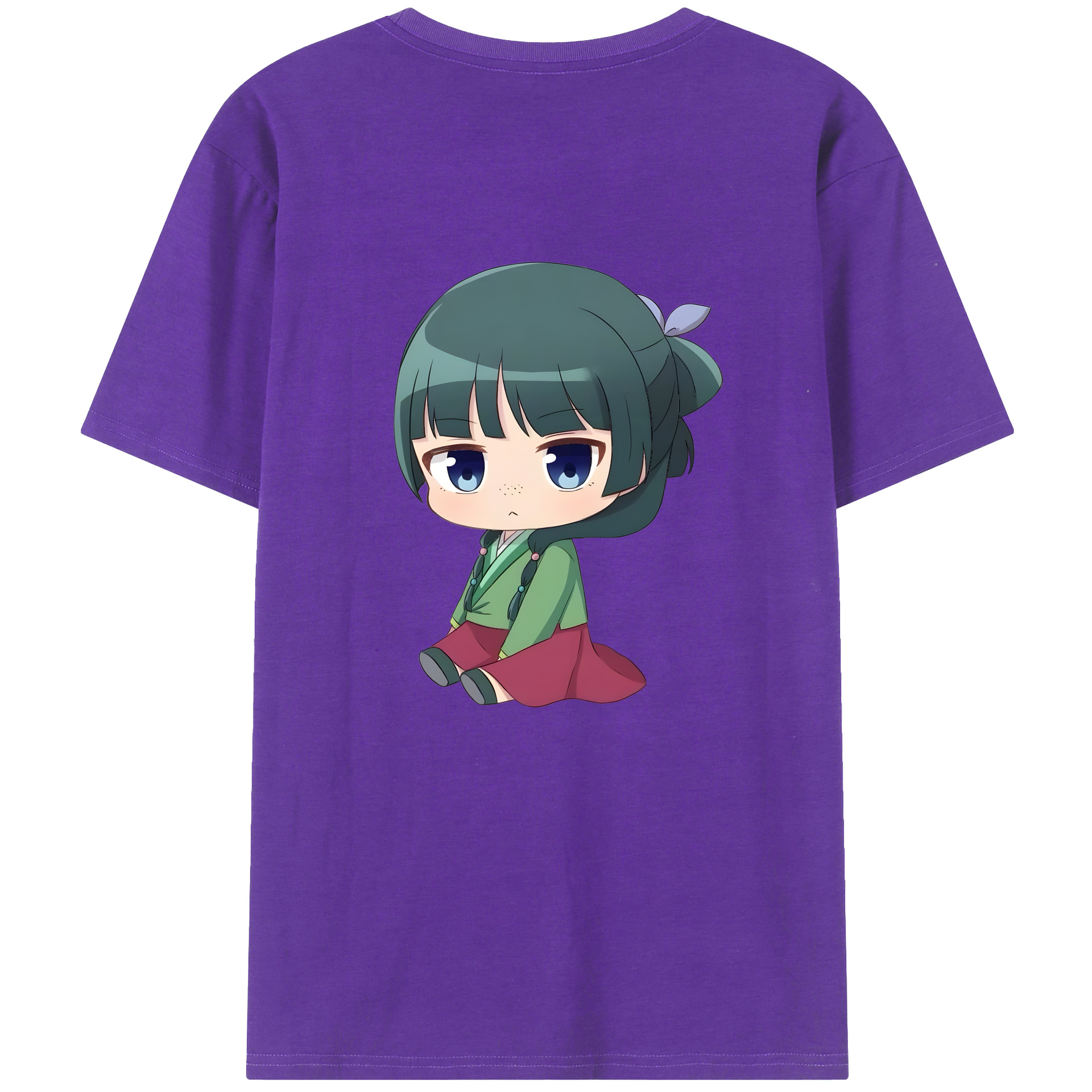 （画像用） 薬屋のひとりごと The Apothecary Diaries 綿100％ メンズ半袖Tシャツ（バックプリント） 通気性