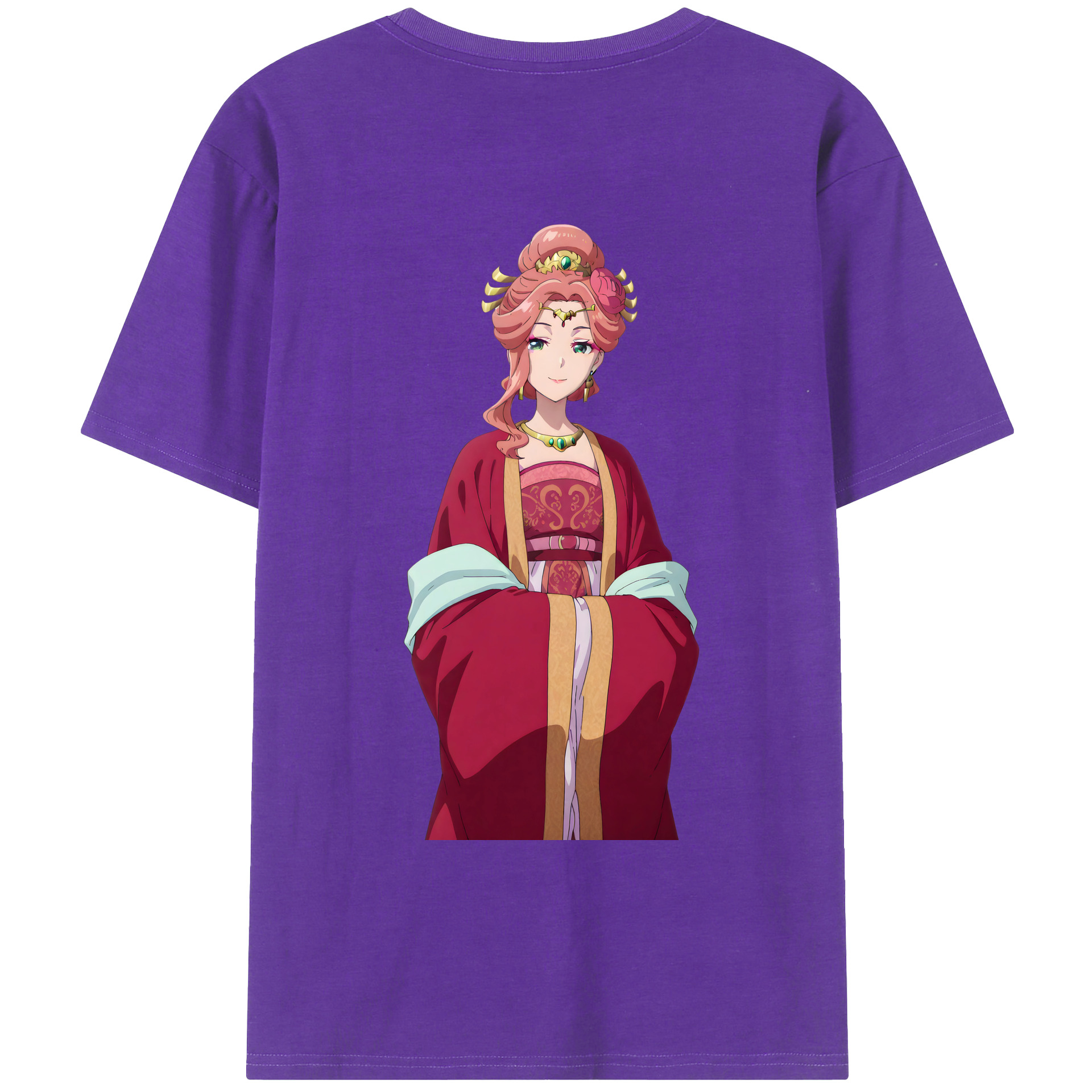 （画像用） 薬屋のひとりごと The Apothecary Diaries 綿100％ メンズ半袖Tシャツ（バックプリント） 通気性