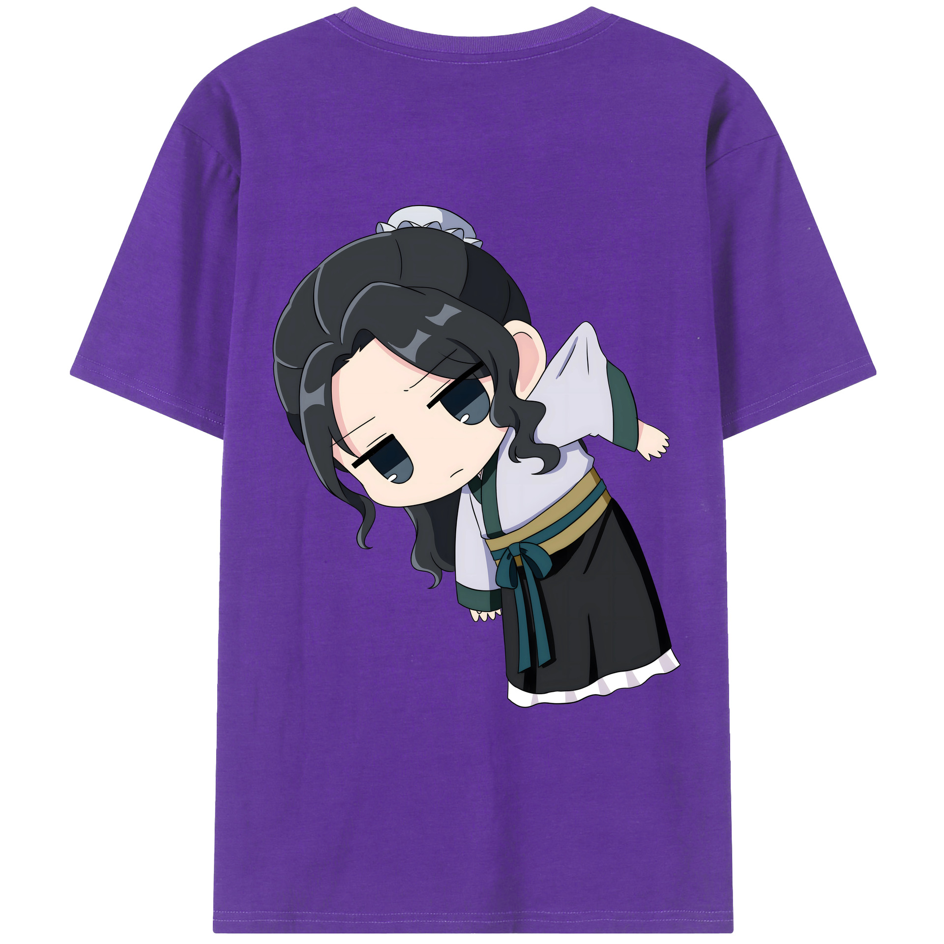 （画像用） 薬屋のひとりごと The Apothecary Diaries 綿100％ メンズ半袖Tシャツ（バックプリント） 通気性