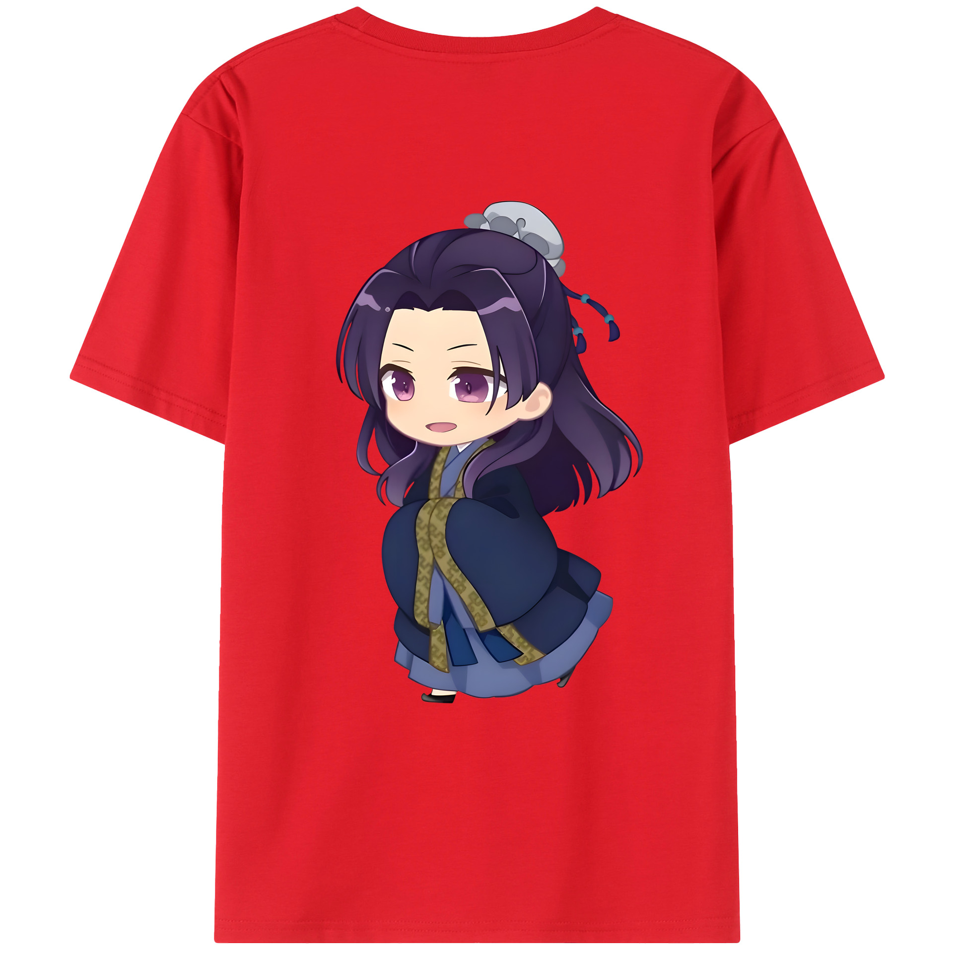 （画像用） 薬屋のひとりごと The Apothecary Diaries 綿100％ メンズ半袖Tシャツ（バックプリント） 通気性
