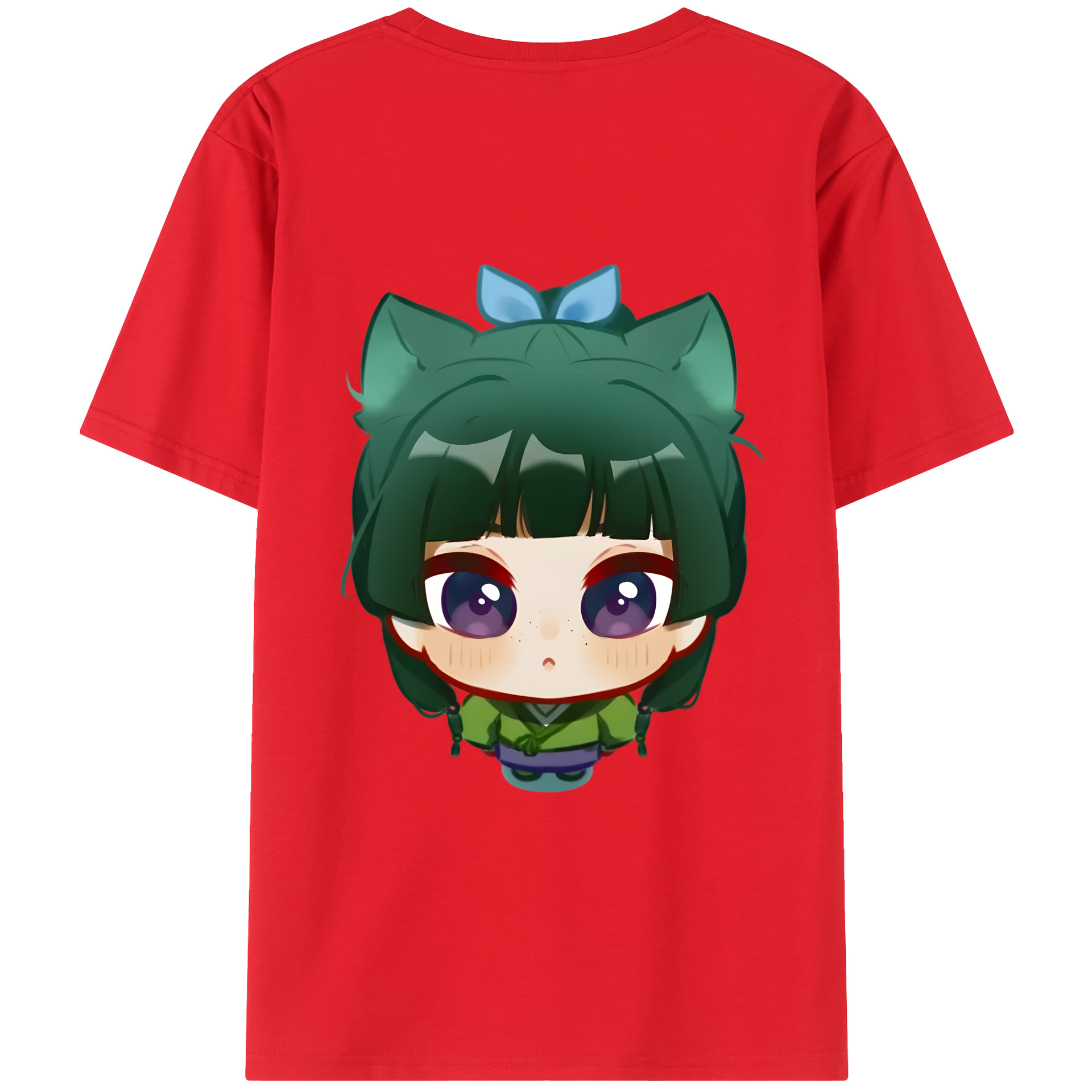（画像用） 薬屋のひとりごと The Apothecary Diaries 綿100％ メンズ半袖Tシャツ（バックプリント） 通気性