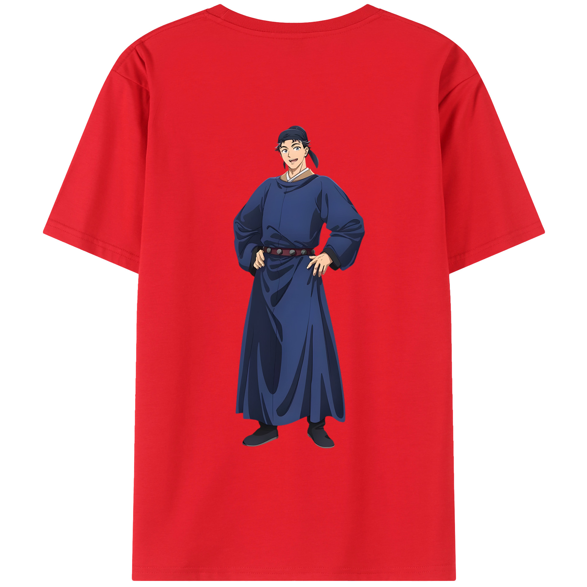 （画像用） 薬屋のひとりごと The Apothecary Diaries 綿100％ メンズ半袖Tシャツ（バックプリント） 通気性