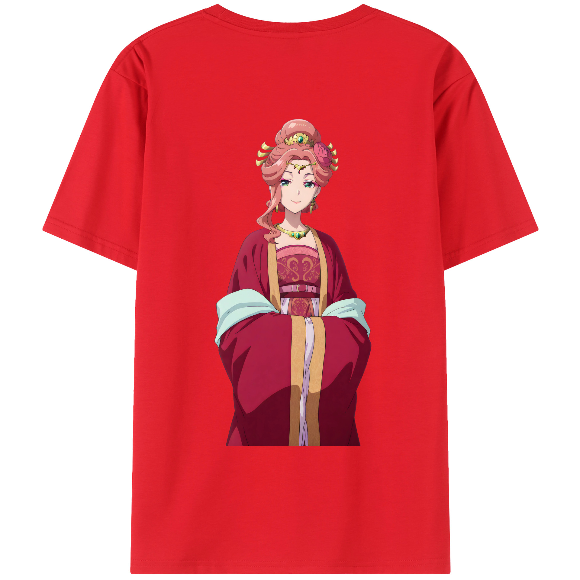 （画像用） 薬屋のひとりごと The Apothecary Diaries 綿100％ メンズ半袖Tシャツ（バックプリント） 通気性