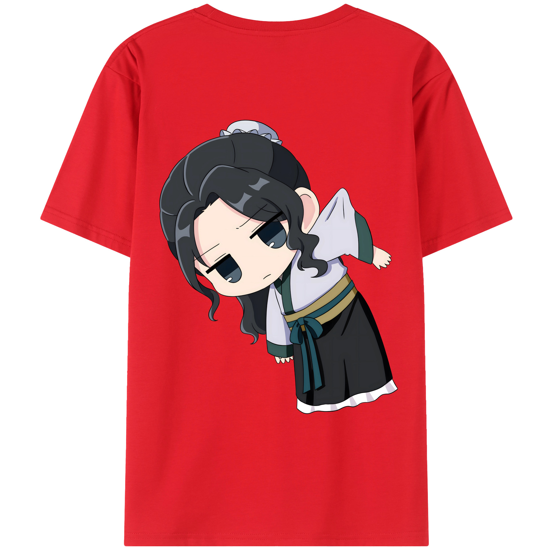 （画像用） 薬屋のひとりごと The Apothecary Diaries 綿100％ メンズ半袖Tシャツ（バックプリント） 通気性