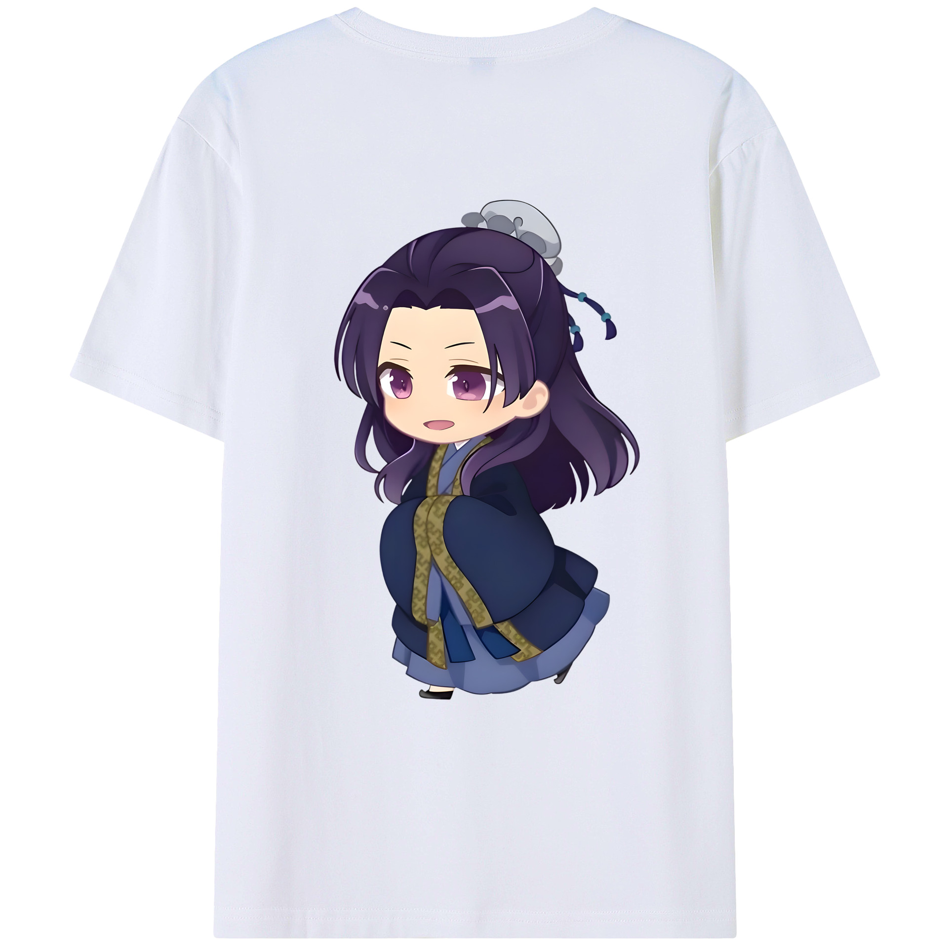 （画像用） 薬屋のひとりごと The Apothecary Diaries 綿100％ メンズ半袖Tシャツ（バックプリント） 通気性