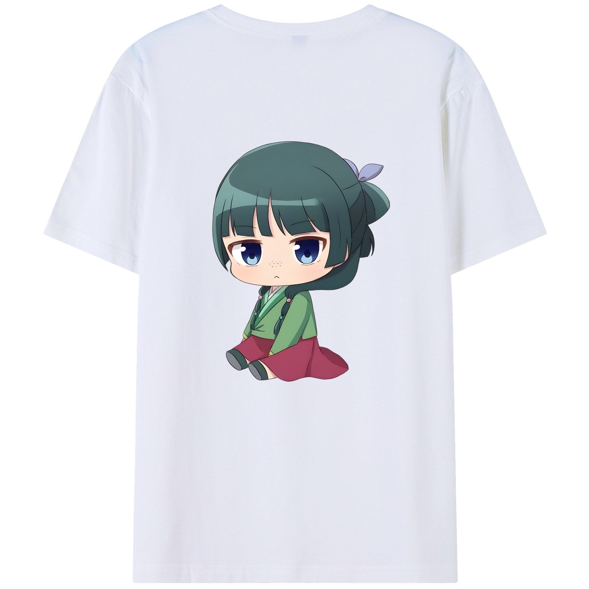 （画像用） 薬屋のひとりごと The Apothecary Diaries 綿100％ メンズ半袖Tシャツ（バックプリント） 通気性