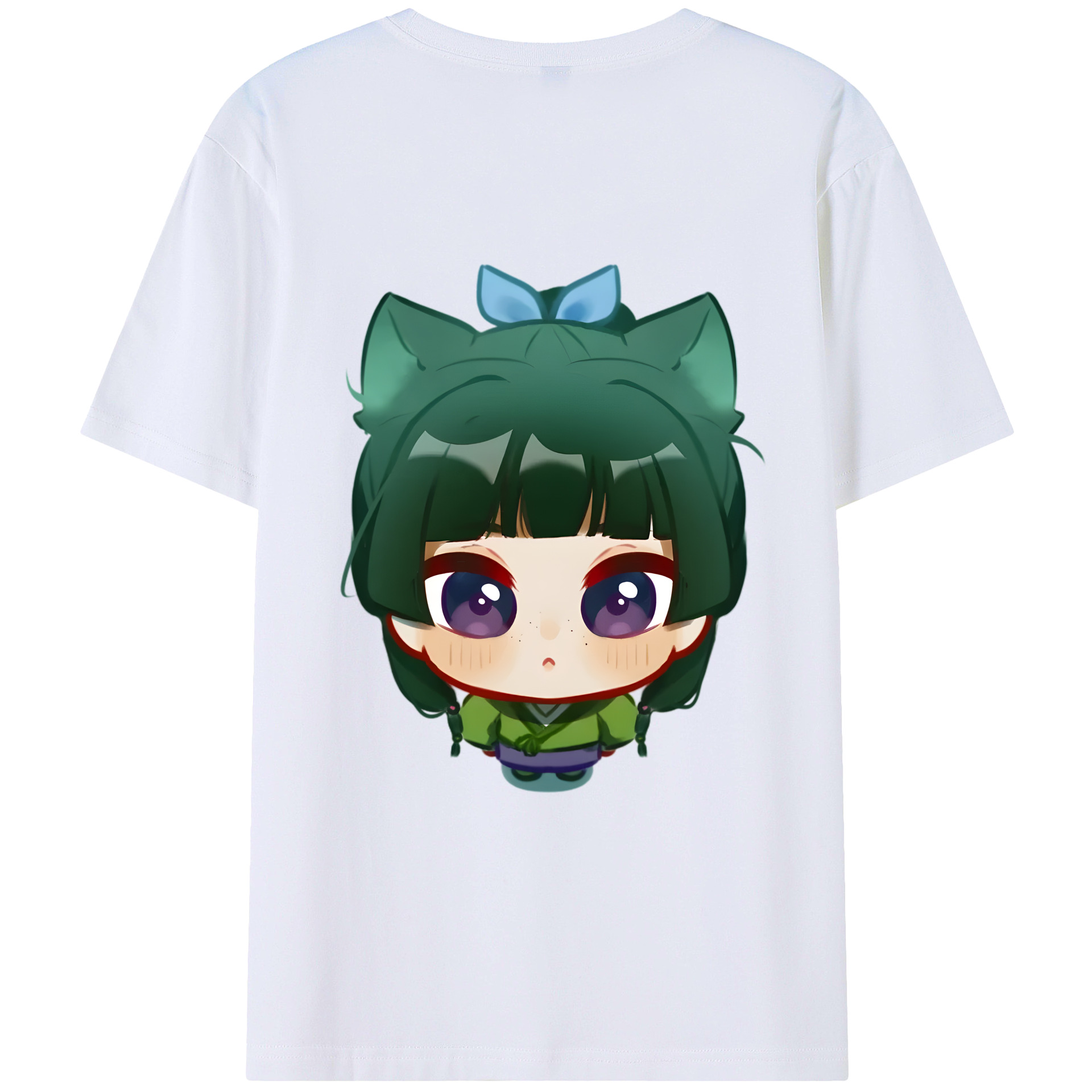 （画像用） 薬屋のひとりごと The Apothecary Diaries 綿100％ メンズ半袖Tシャツ（バックプリント） 通気性