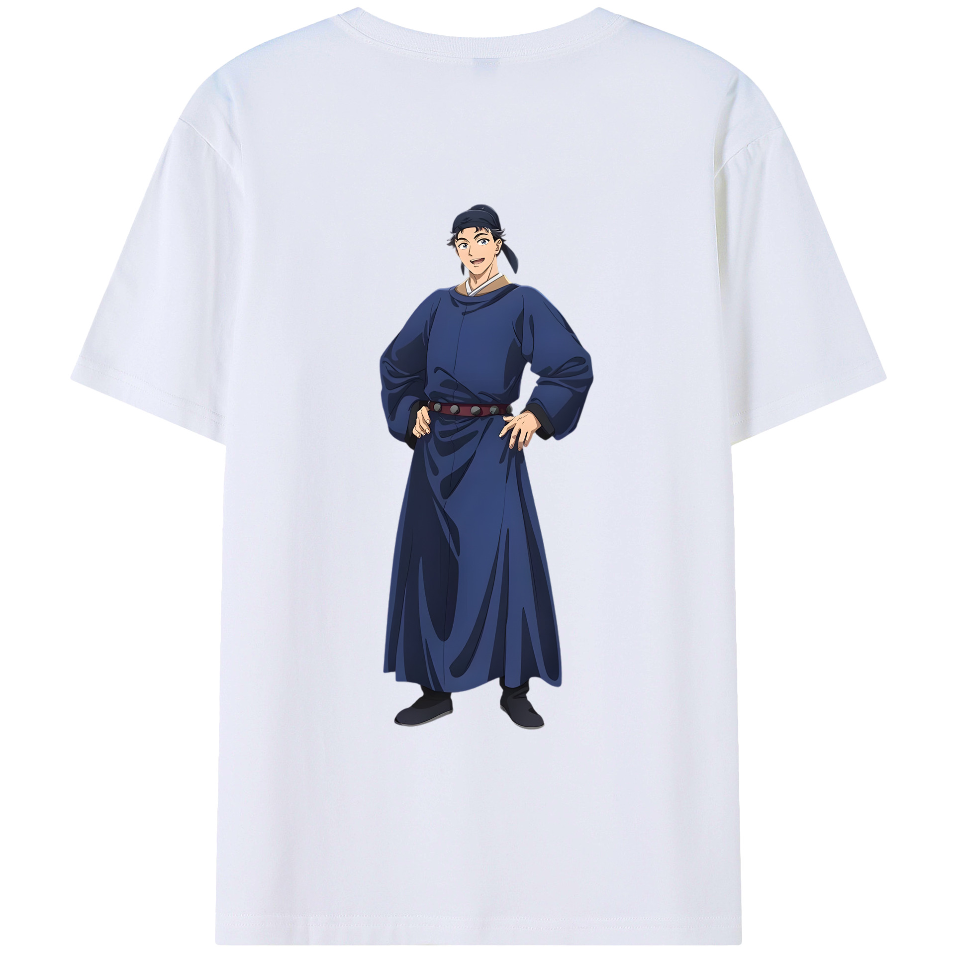 （画像用） 薬屋のひとりごと The Apothecary Diaries 綿100％ メンズ半袖Tシャツ（バックプリント） 通気性