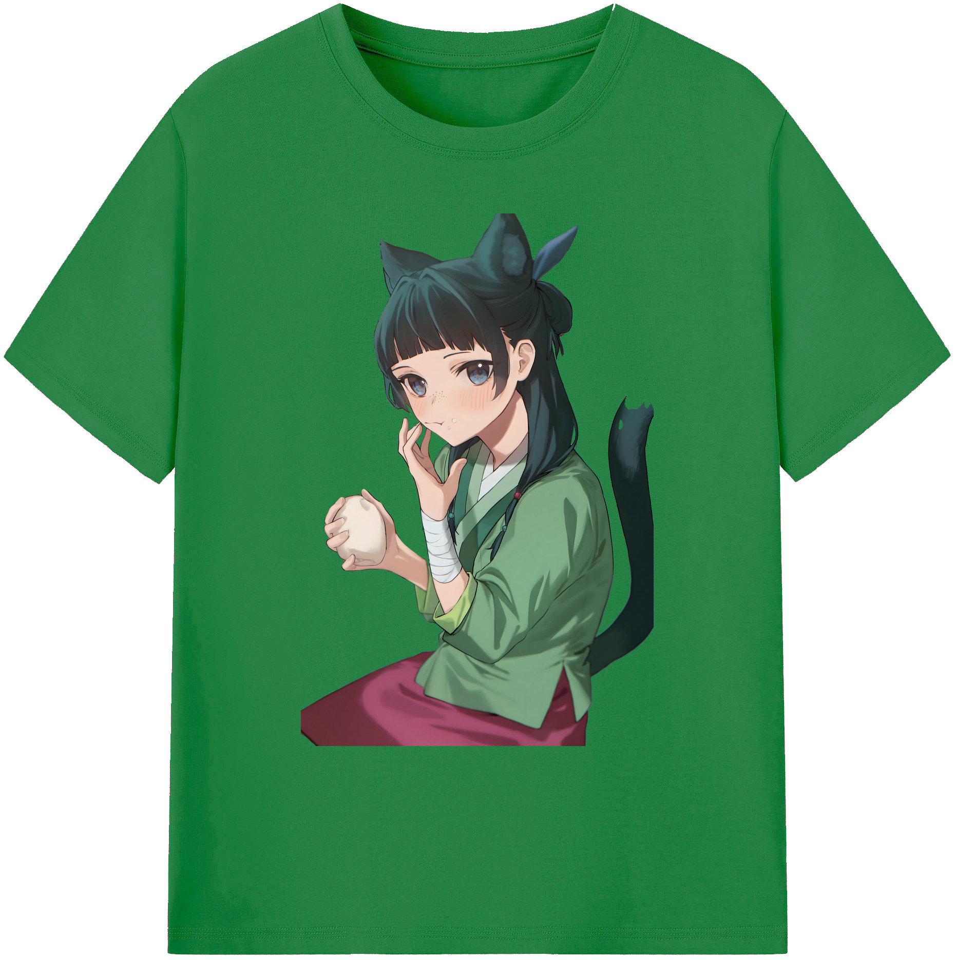 （画像用） 薬屋のひとりごと The Apothecary Diaries 綿100％ メンズ半袖Tシャツ｜肌触りやわらか＆通気性