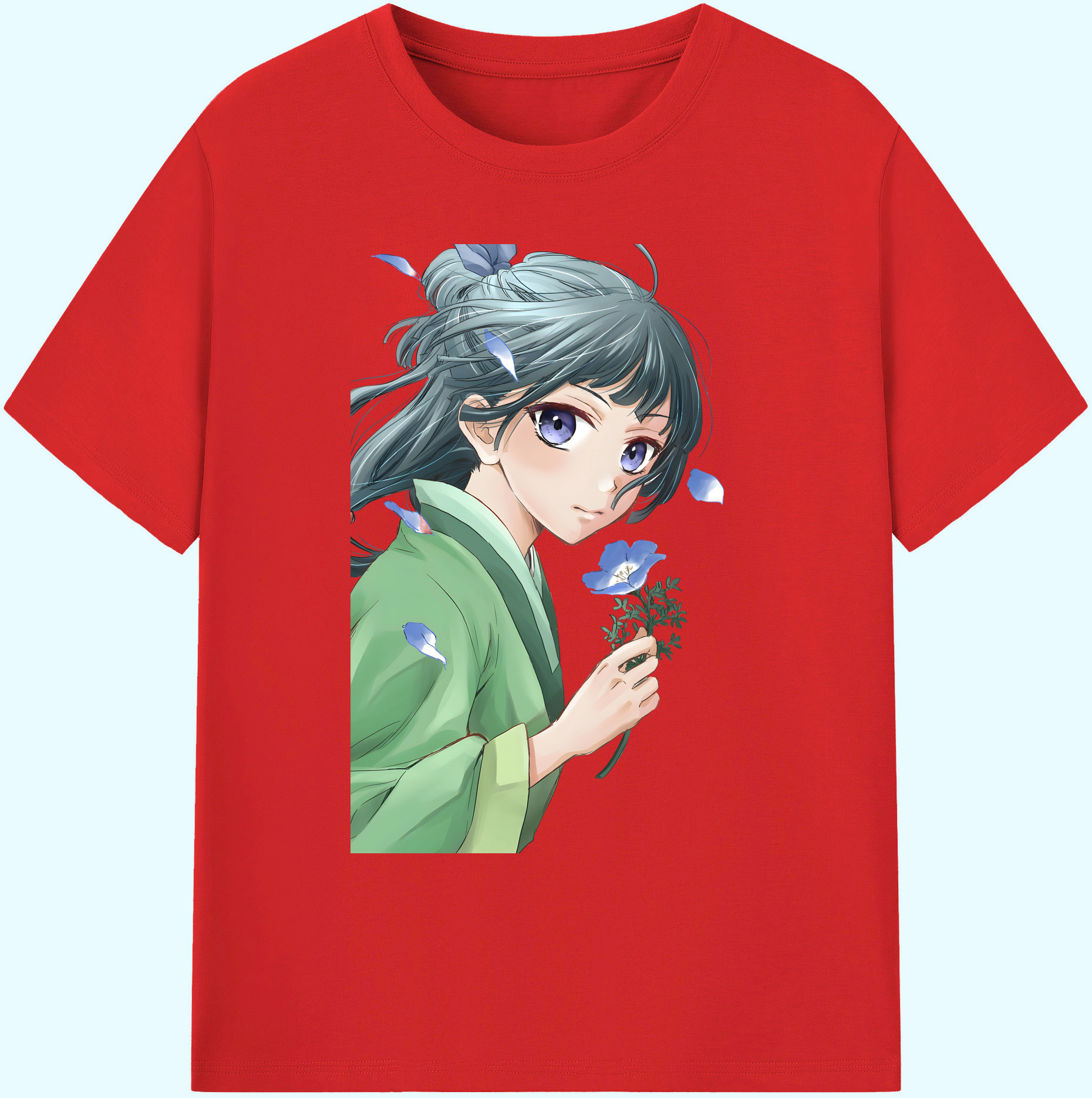 （画像用） 薬屋のひとりごと The Apothecary Diaries 綿100％ メンズ半袖Tシャツ｜肌触りやわらか＆通気性