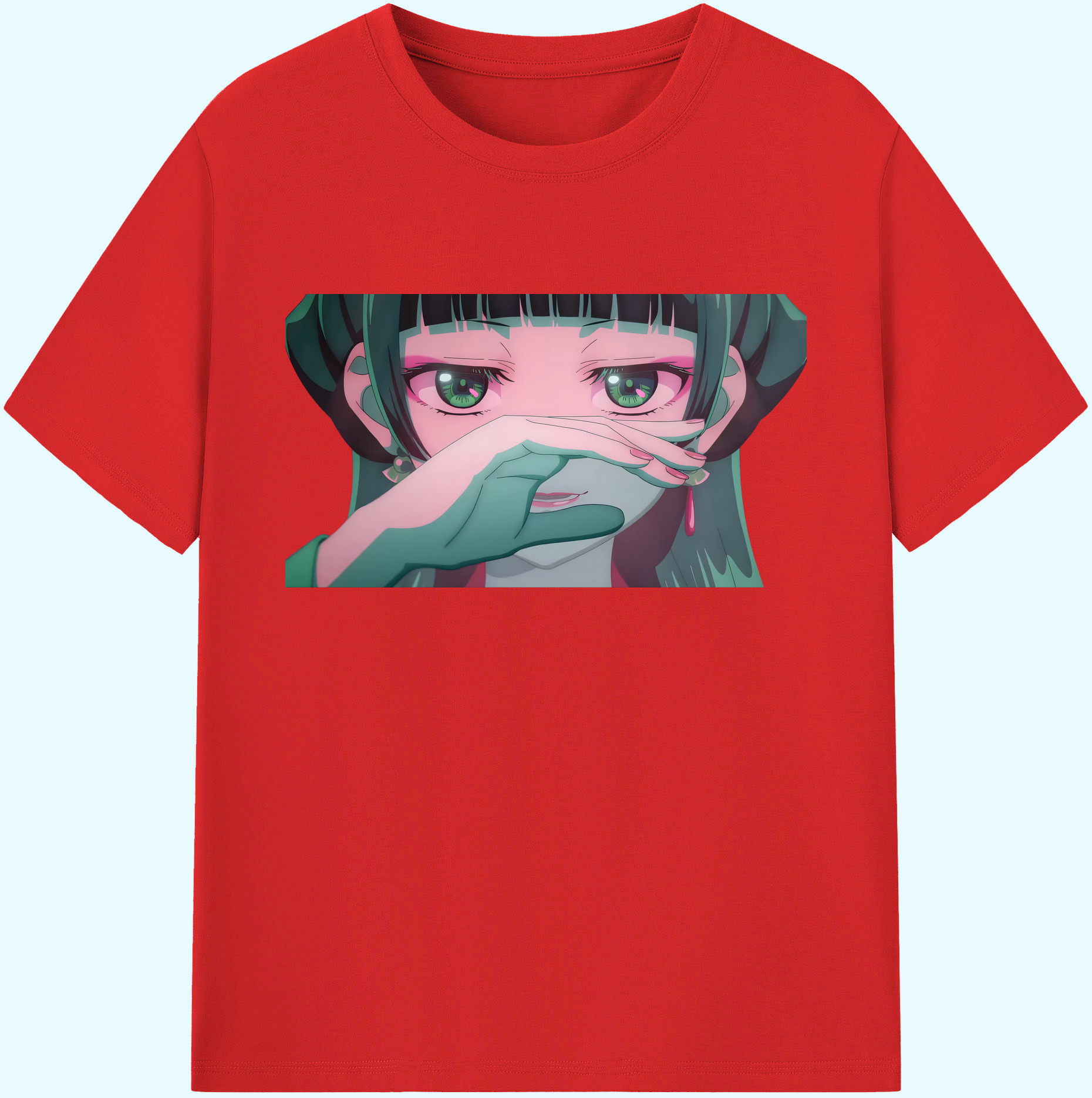 （画像用） 薬屋のひとりごと The Apothecary Diaries 綿100％ メンズ半袖Tシャツ｜肌触りやわらか＆通気性