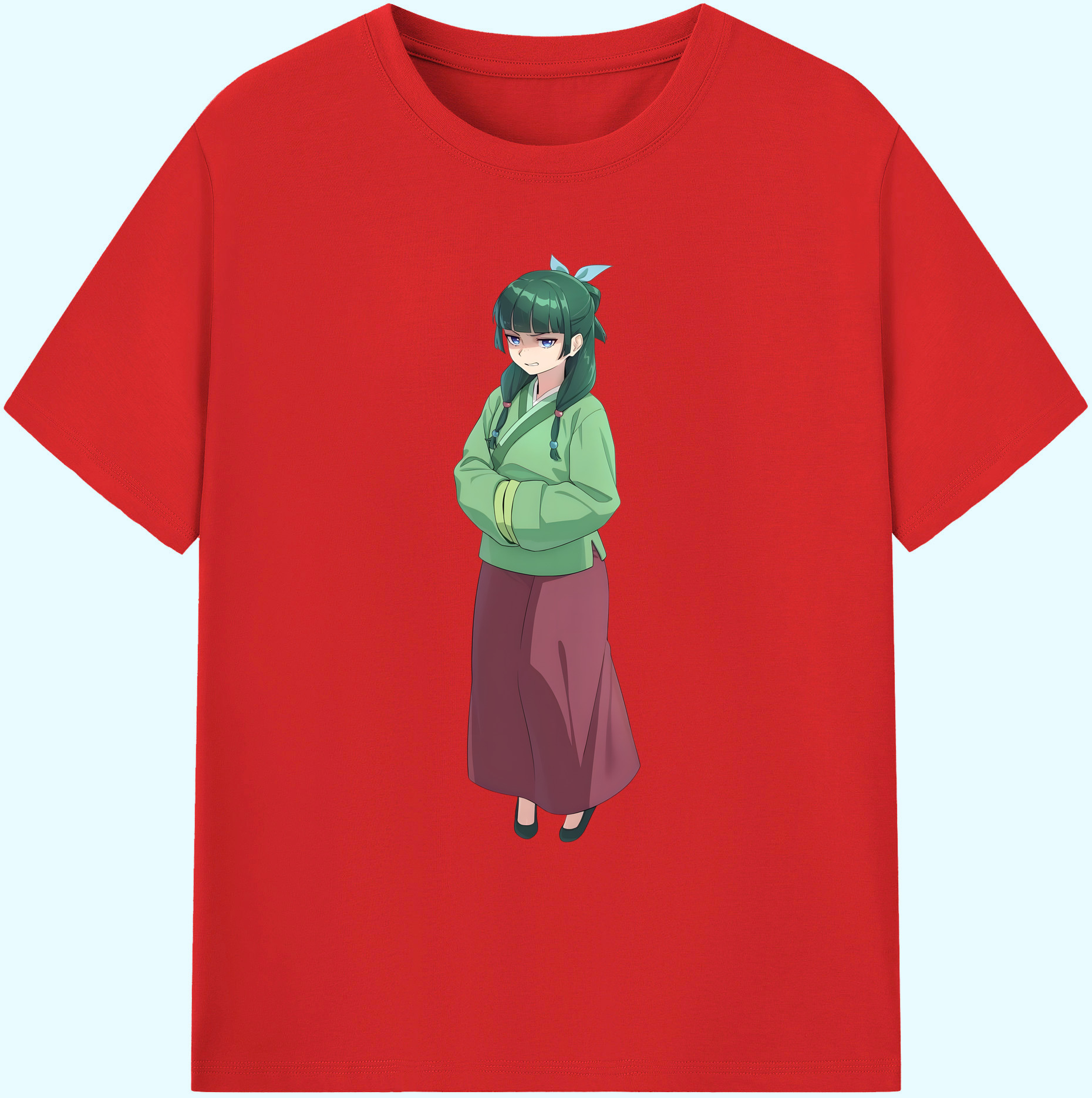 （画像用） 薬屋のひとりごと The Apothecary Diaries 綿100％ メンズ半袖Tシャツ｜肌触りやわらか＆通気性