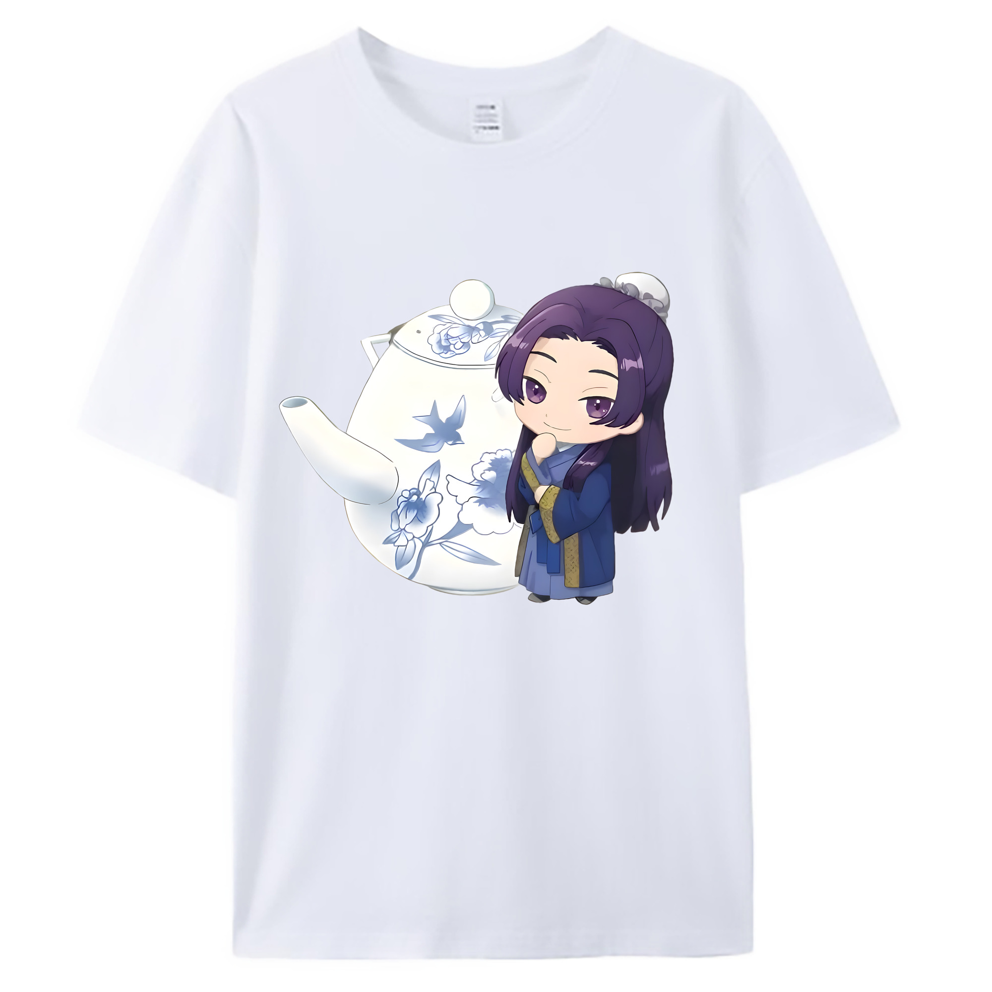 （画像用） 薬屋のひとりごと The Apothecary Diaries 綿100％ メンズ半袖Tシャツ｜肌触りやわらか＆通気性