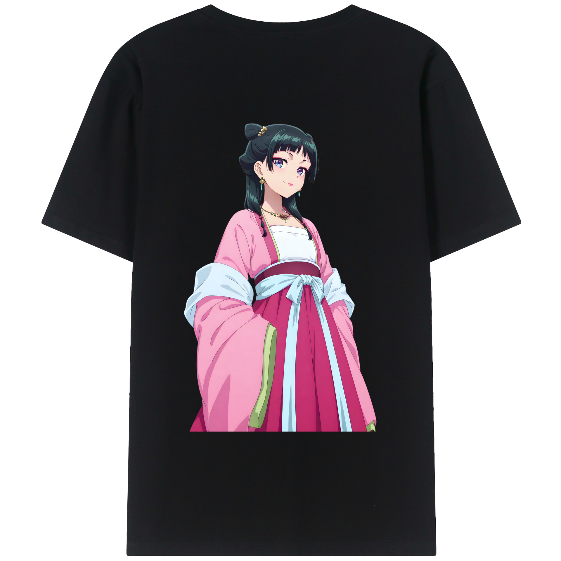 （画像用） 薬屋のひとりごと The Apothecary Diaries レディース半袖Tシャツ(バックプリント)