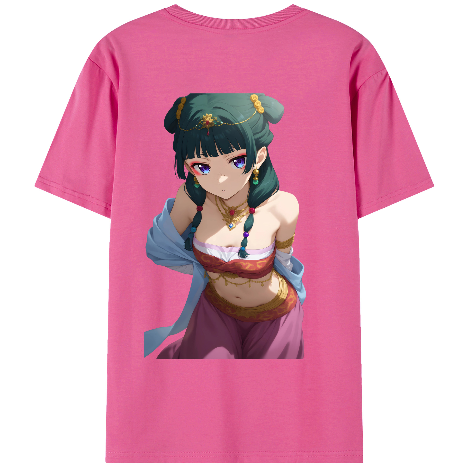 （画像用） 薬屋のひとりごと The Apothecary Diaries レディース半袖Tシャツ(バックプリント)