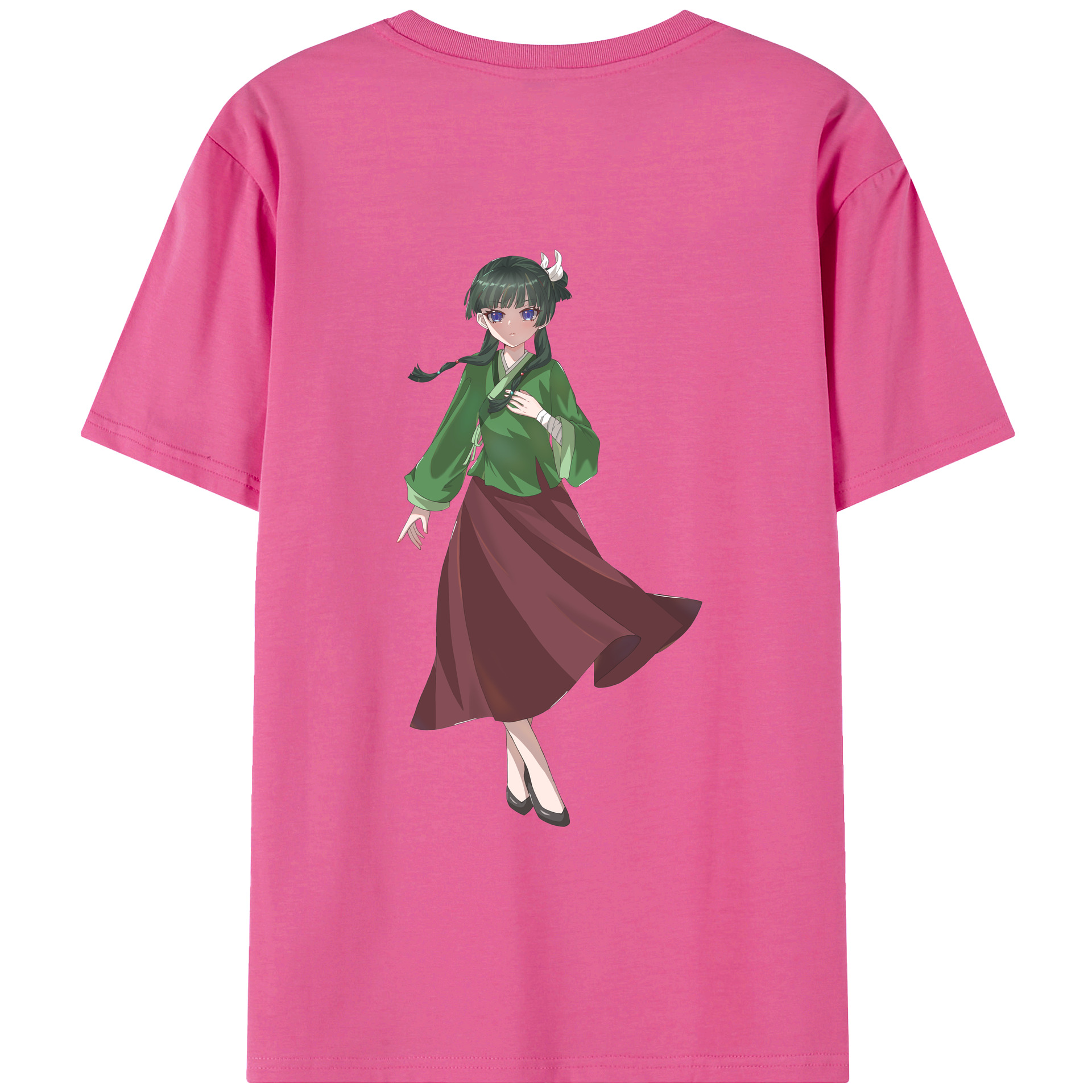 （画像用） 薬屋のひとりごと The Apothecary Diaries レディース半袖Tシャツ(バックプリント)