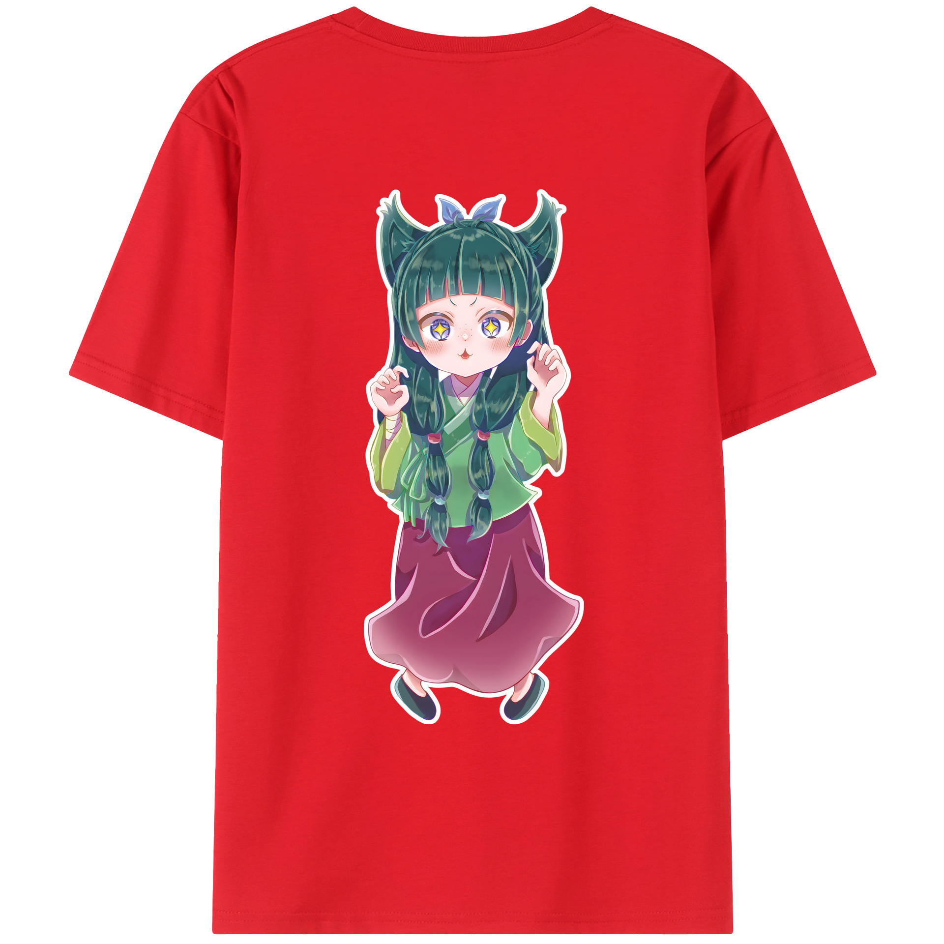 （画像用） 薬屋のひとりごと The Apothecary Diaries レディース半袖Tシャツ(バックプリント)