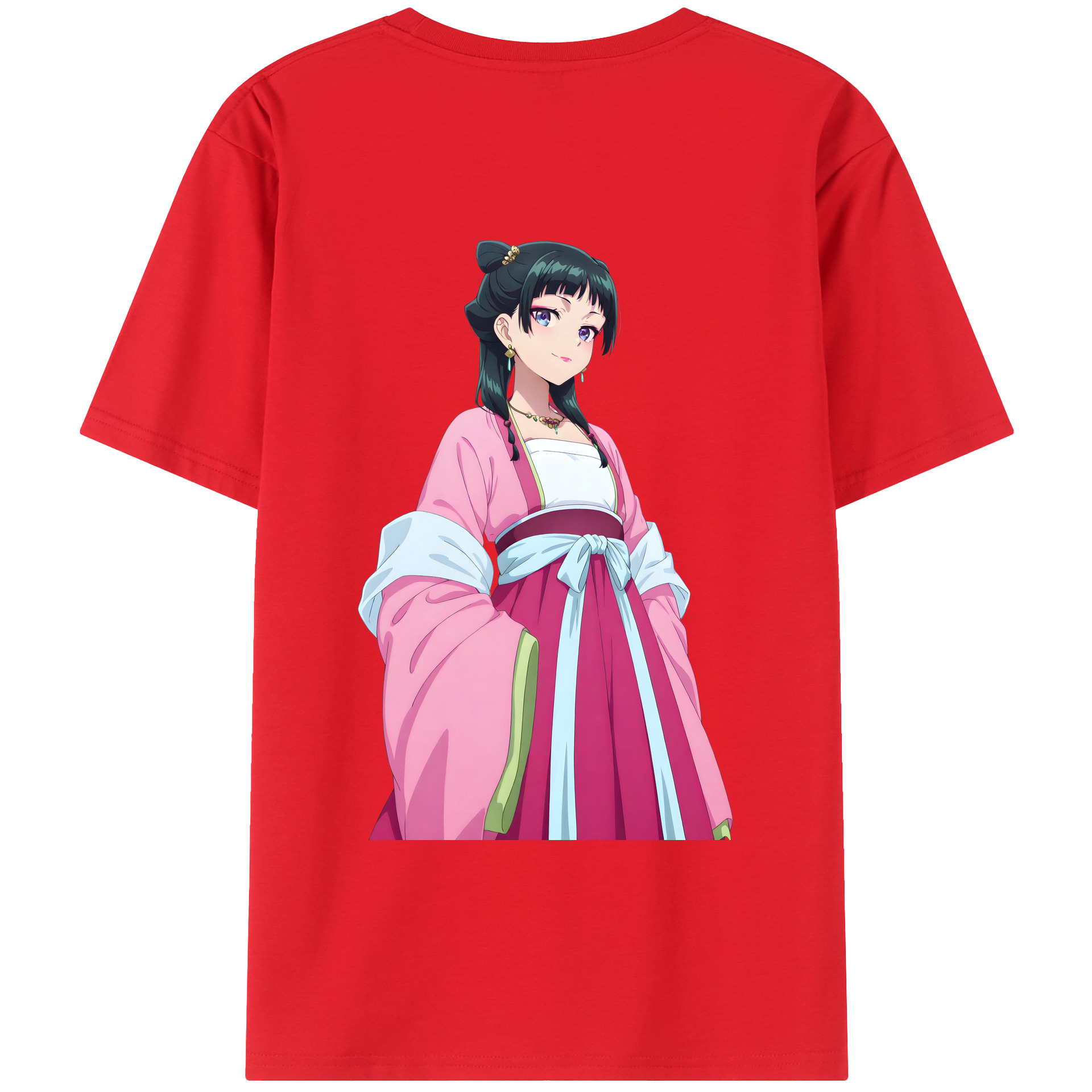 （画像用） 薬屋のひとりごと The Apothecary Diaries レディース半袖Tシャツ(バックプリント)