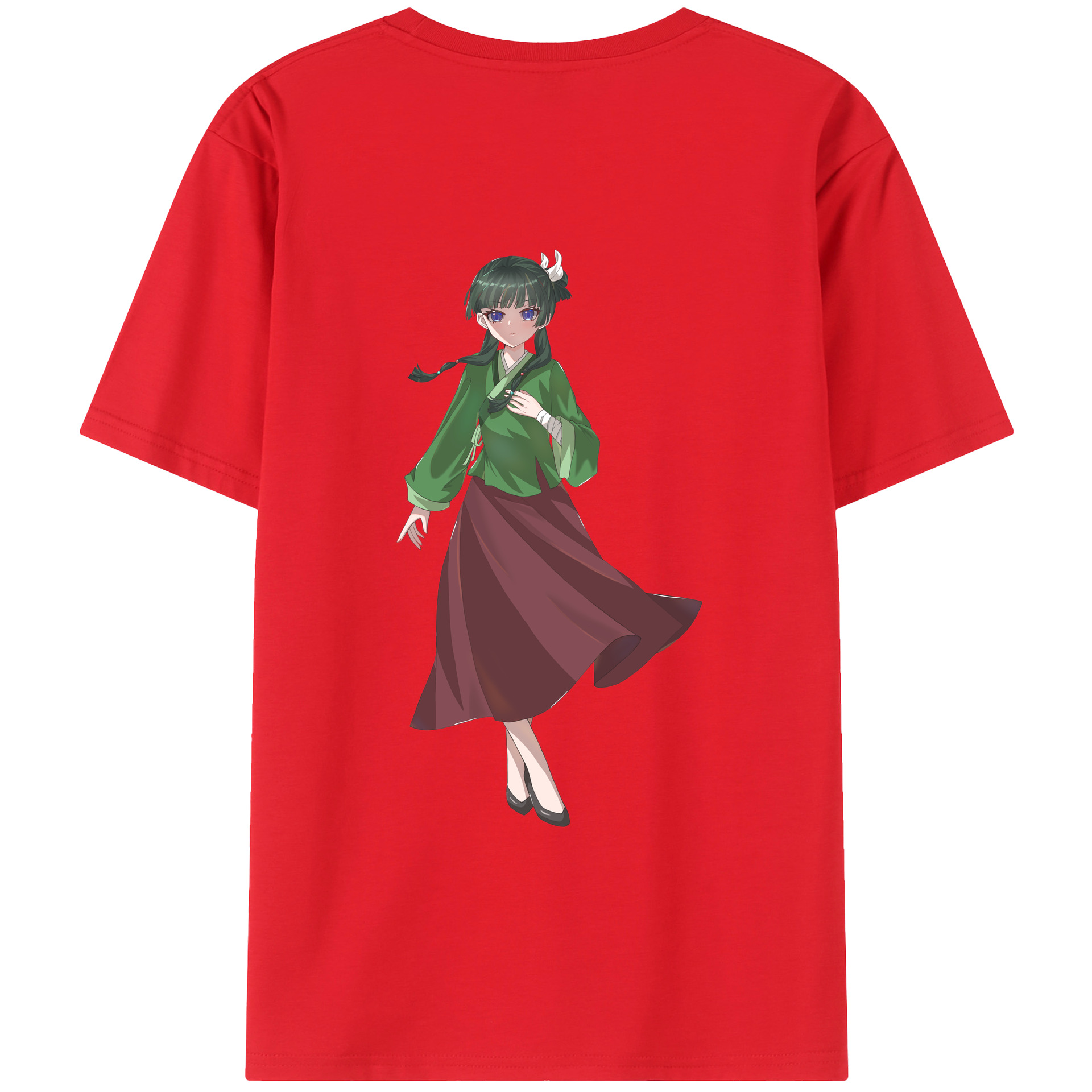 （画像用） 薬屋のひとりごと The Apothecary Diaries レディース半袖Tシャツ(バックプリント)