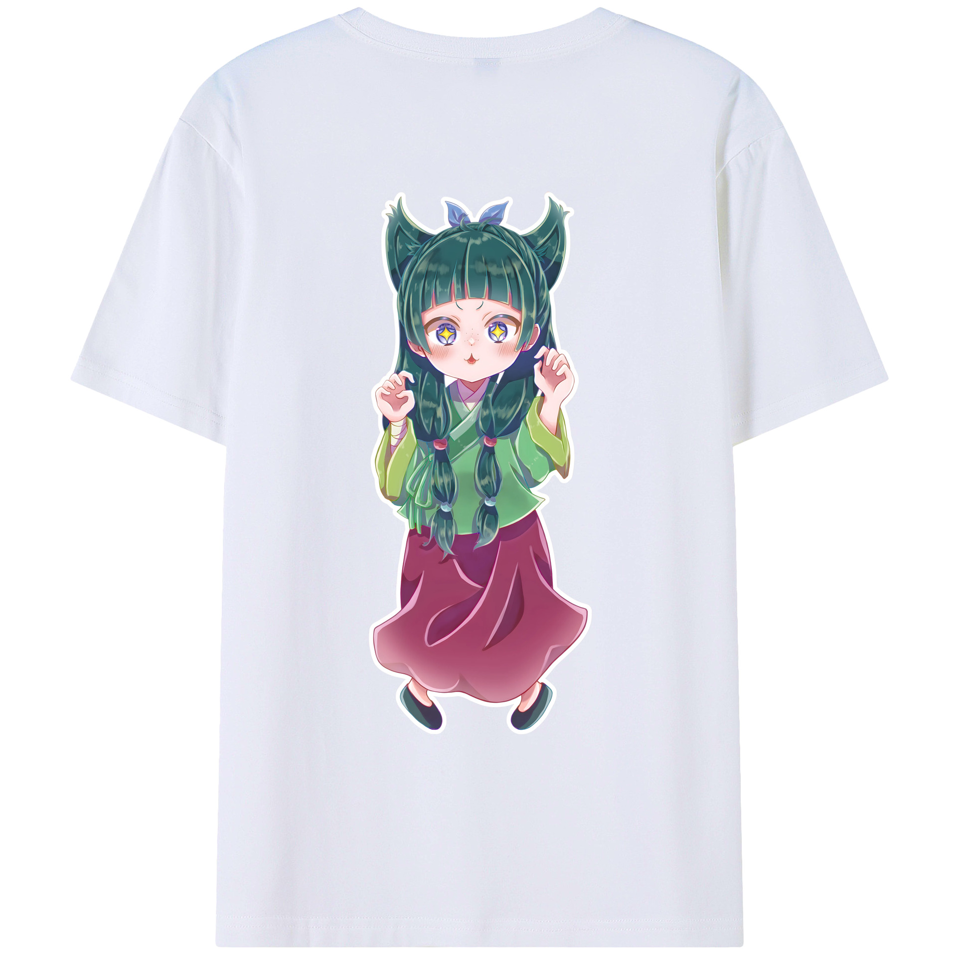 （画像用） 薬屋のひとりごと The Apothecary Diaries レディース半袖Tシャツ(バックプリント)