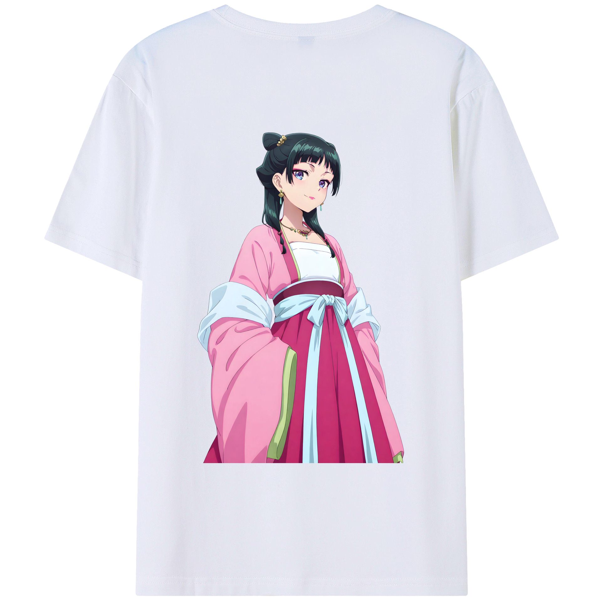 （画像用） 薬屋のひとりごと The Apothecary Diaries レディース半袖Tシャツ(バックプリント)