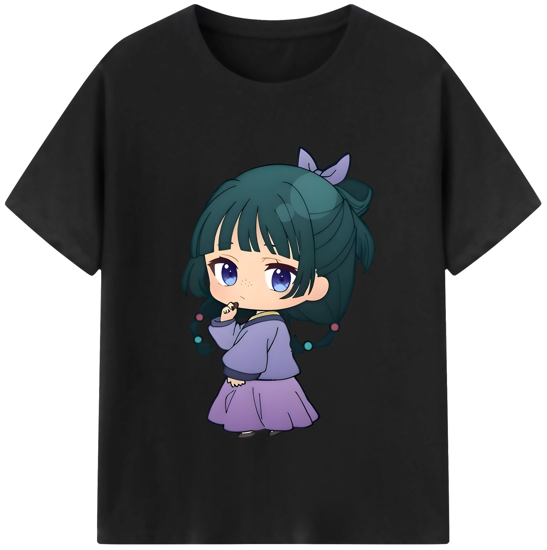 （画像用） 薬屋のひとりごと The Apothecary Diaries レディースカジュアルプリントTシャツ（綿100％）