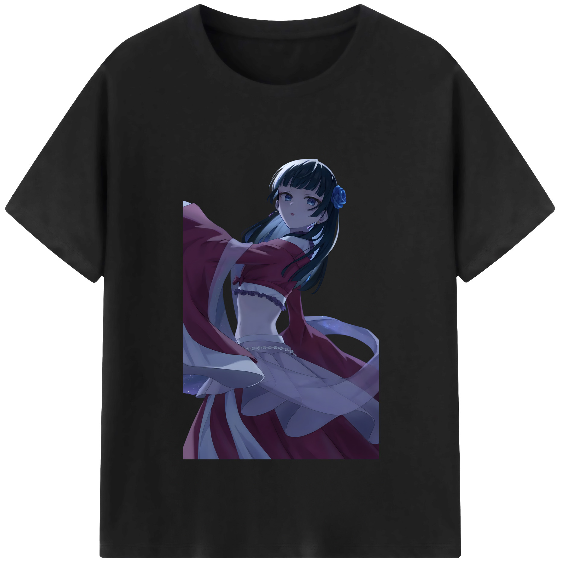 （画像用） 薬屋のひとりごと The Apothecary Diaries レディースカジュアルプリントTシャツ（綿100％）