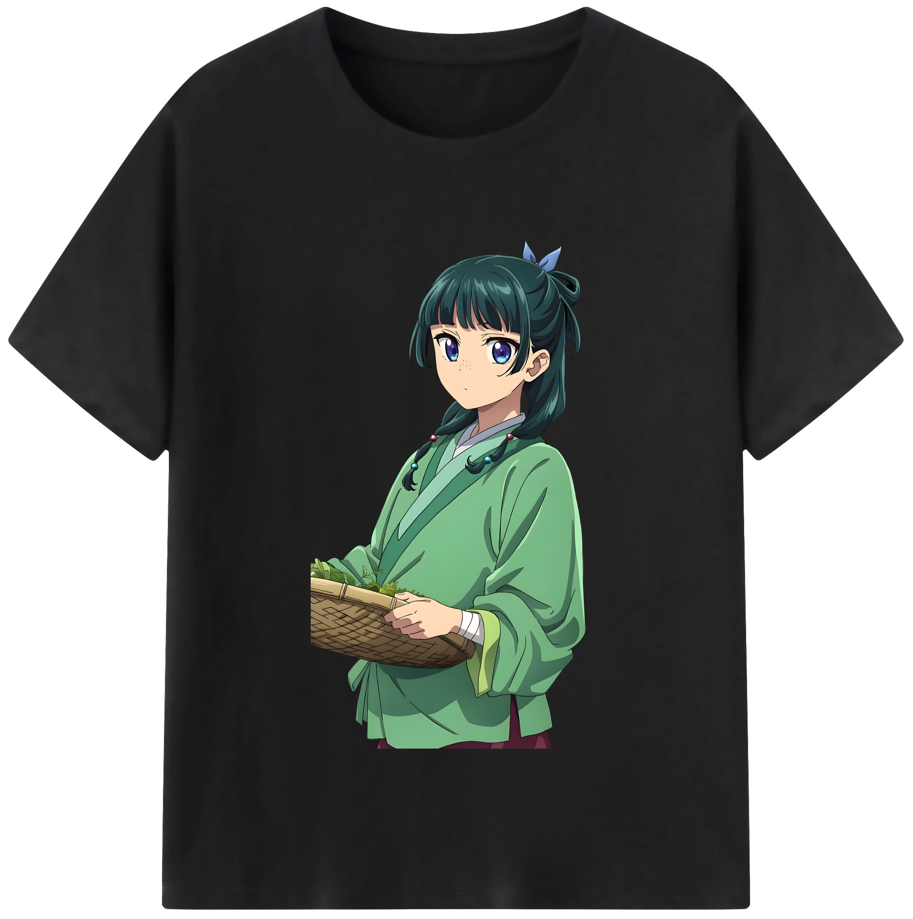 （画像用） 薬屋のひとりごと The Apothecary Diaries レディースカジュアルプリントTシャツ（綿100％）