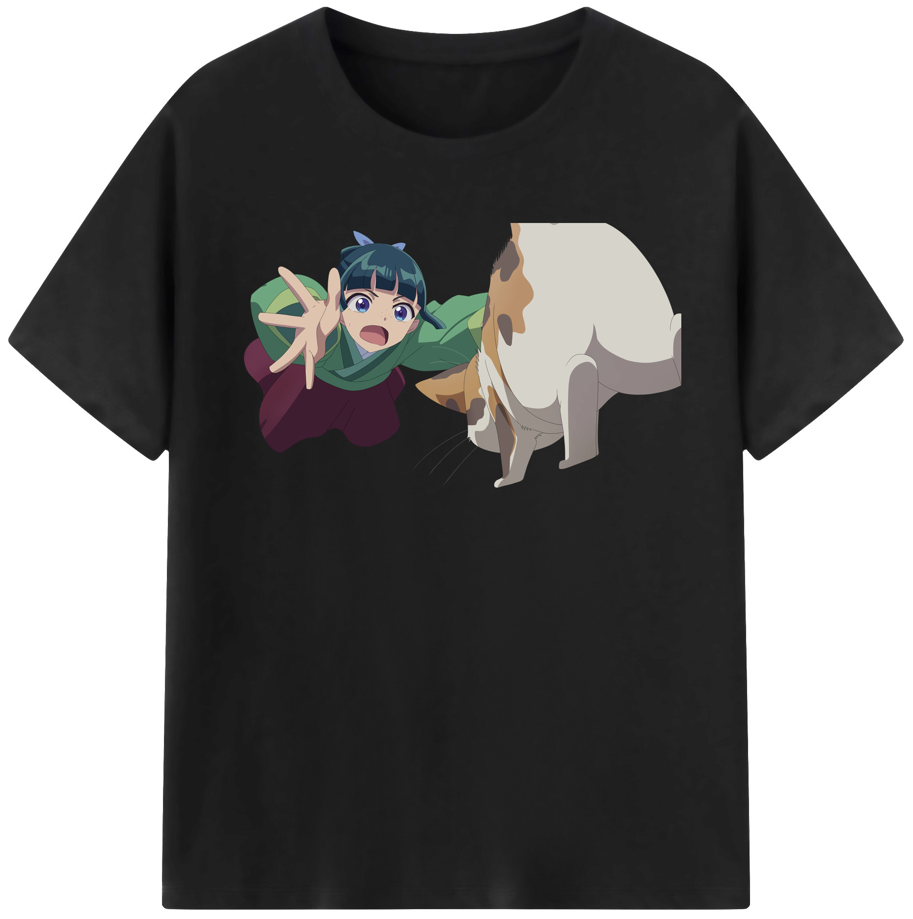 （画像用） 薬屋のひとりごと The Apothecary Diaries レディースカジュアルプリントTシャツ（綿100％）