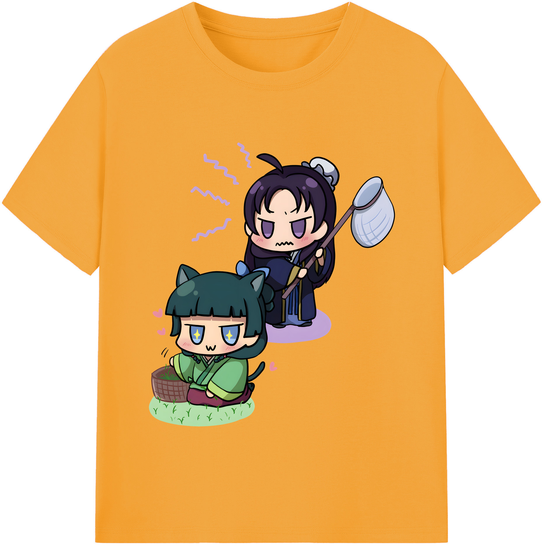（画像用） 薬屋のひとりごと The Apothecary Diaries レディースカジュアルプリントTシャツ（綿100％）