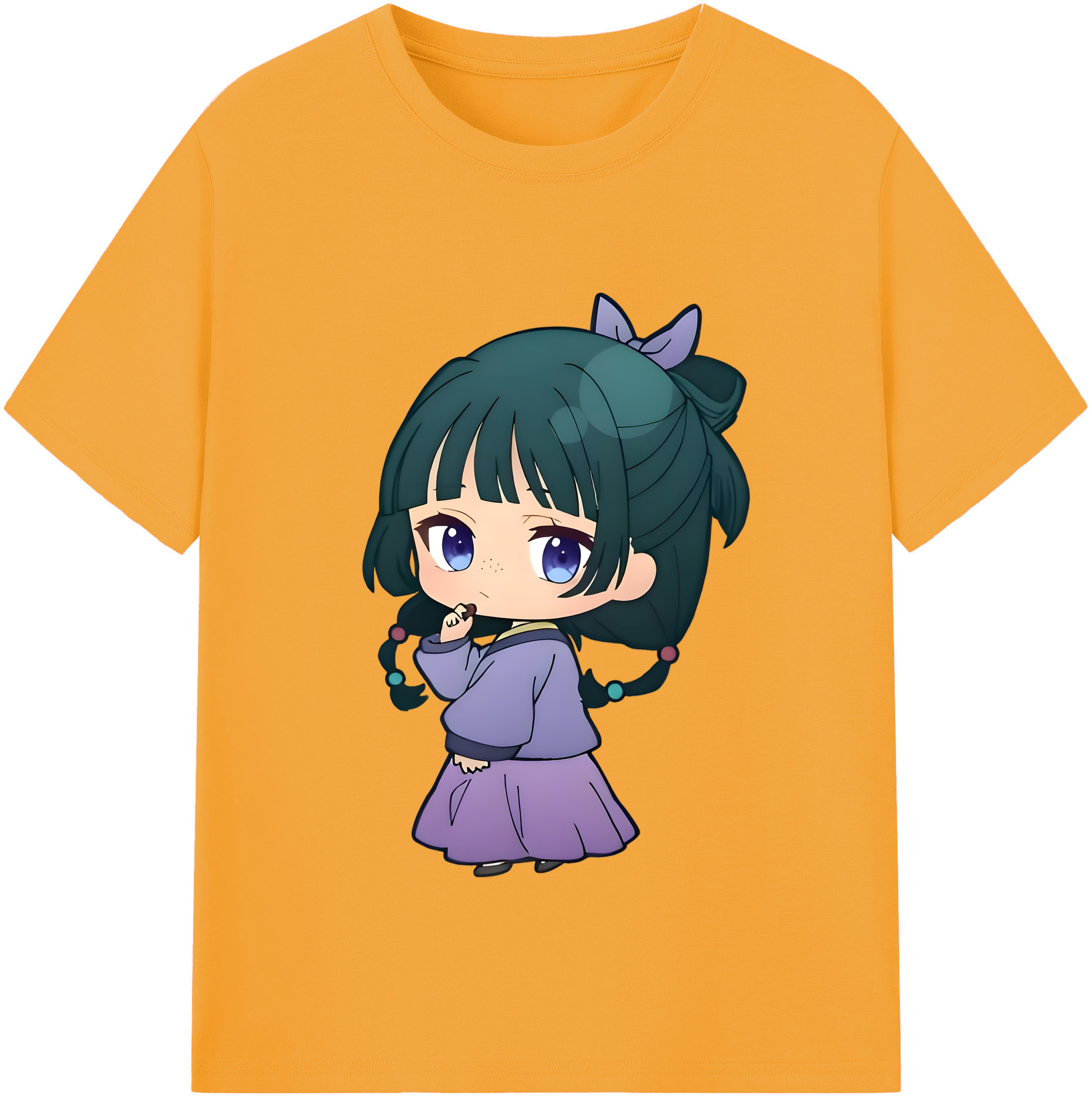 （画像用） 薬屋のひとりごと The Apothecary Diaries レディースカジュアルプリントTシャツ（綿100％）