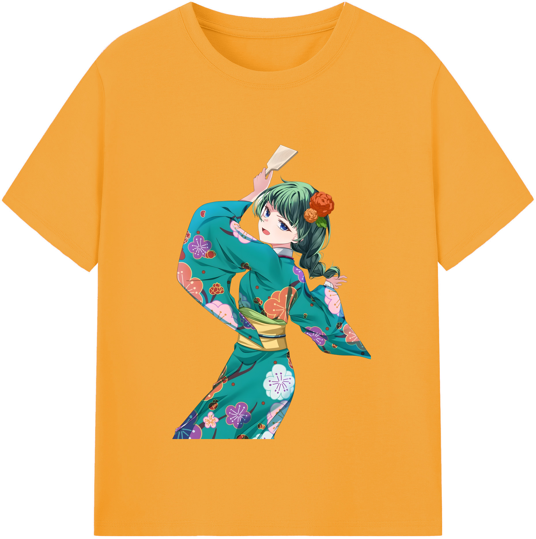 （画像用） 薬屋のひとりごと The Apothecary Diaries レディースカジュアルプリントTシャツ（綿100％）