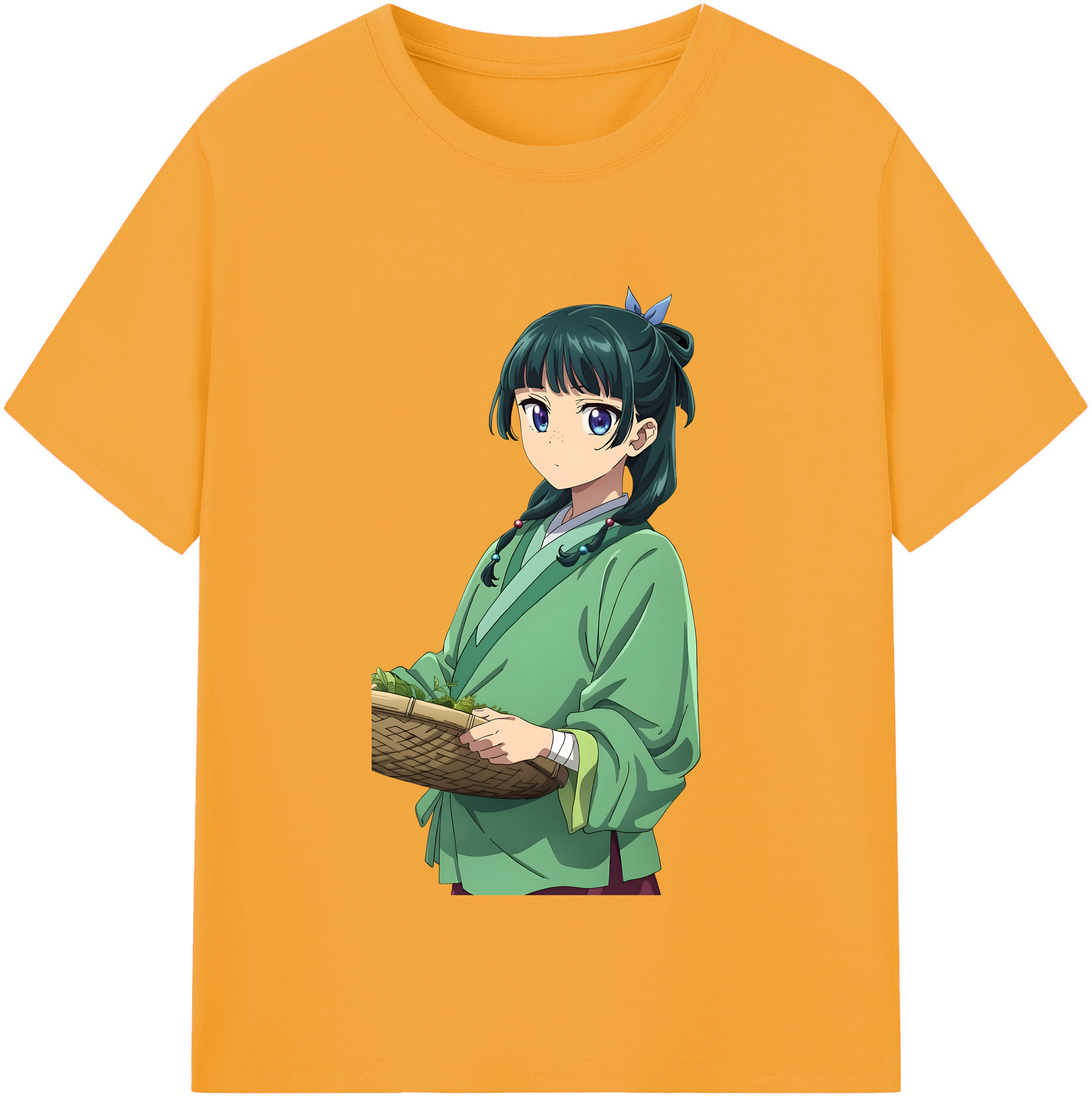 （画像用） 薬屋のひとりごと The Apothecary Diaries レディースカジュアルプリントTシャツ（綿100％）