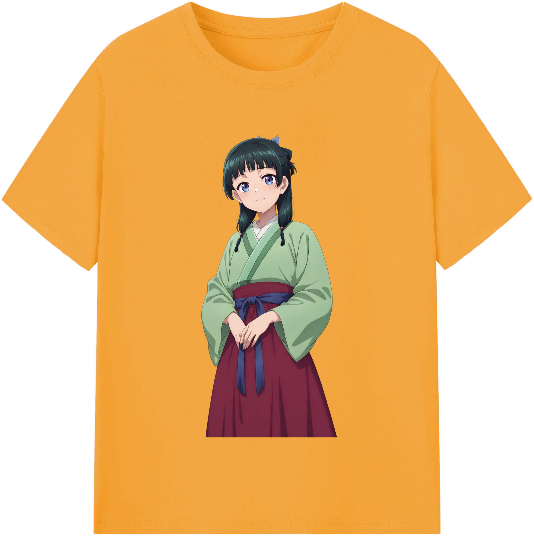 （画像用） 薬屋のひとりごと The Apothecary Diaries レディースカジュアルプリントTシャツ（綿100％）
